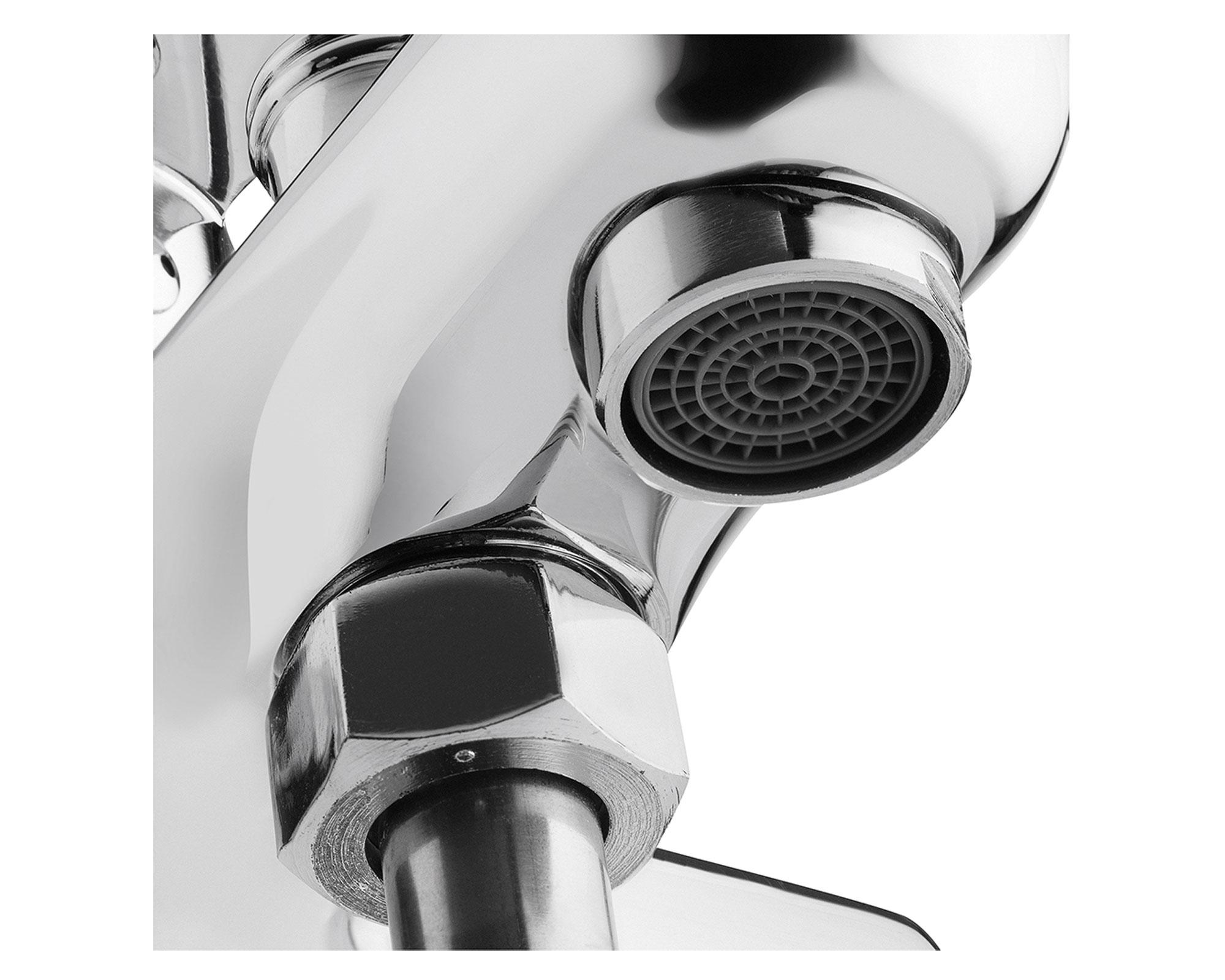 Combinación tina ducha Arona cromo Stretto.-3