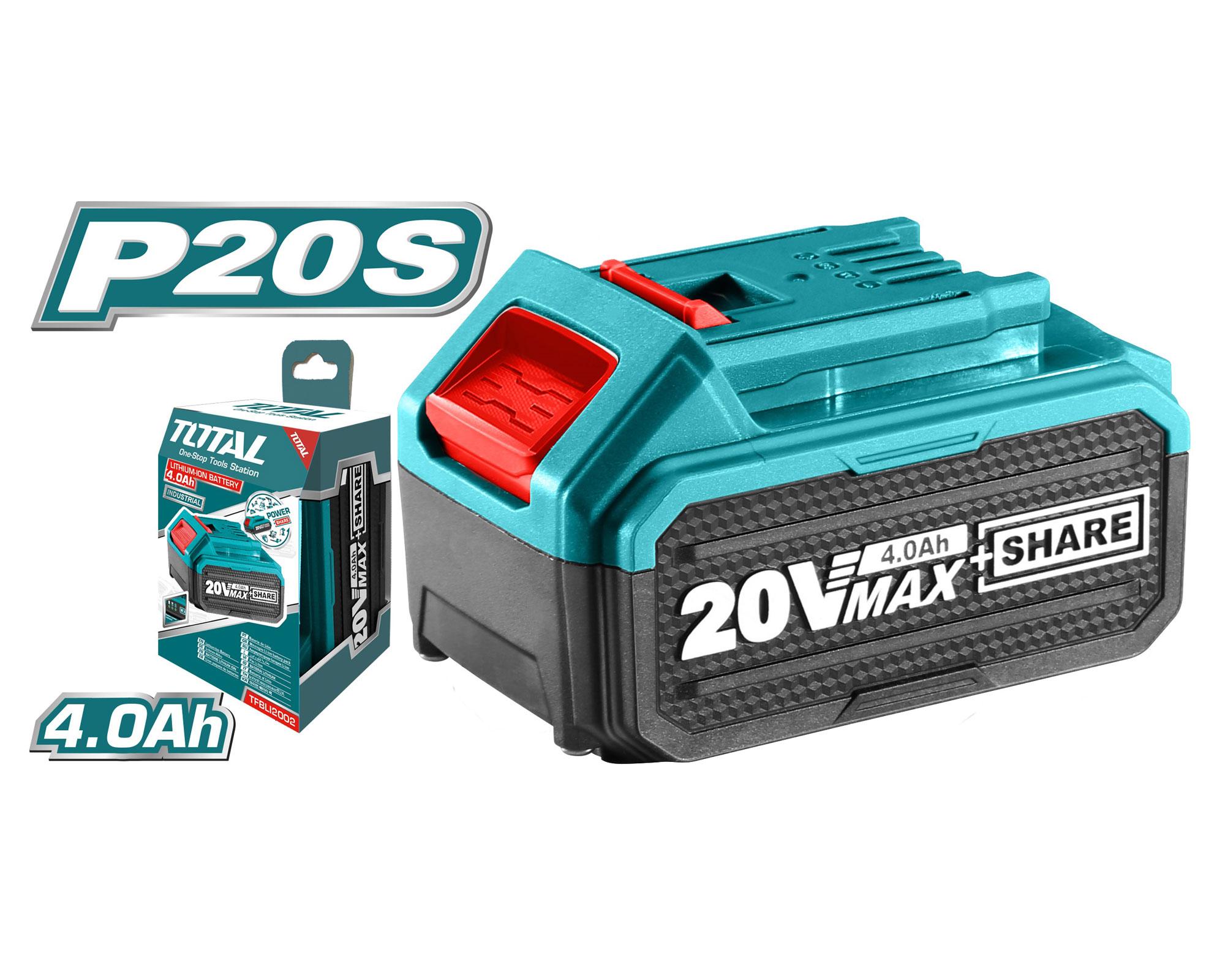Batería 4,0 Ah 20V TFBLI2002 Total-1