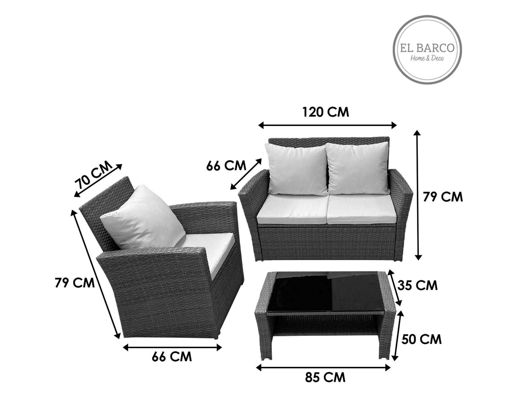 Set terraza 4 personas Kanpur El Barco.-3