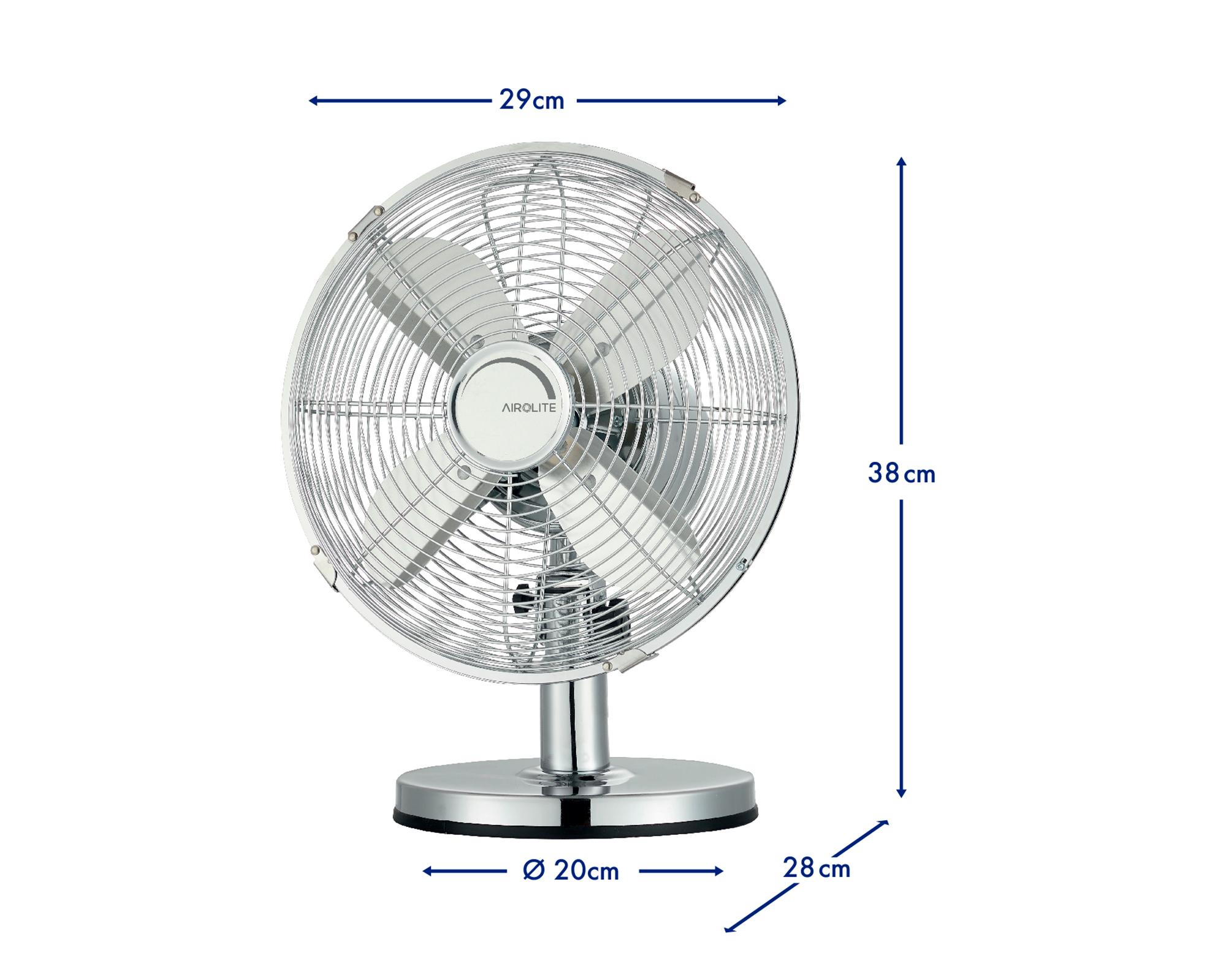 Ventilador sobremesa 10'' V10SM Airolite.-4