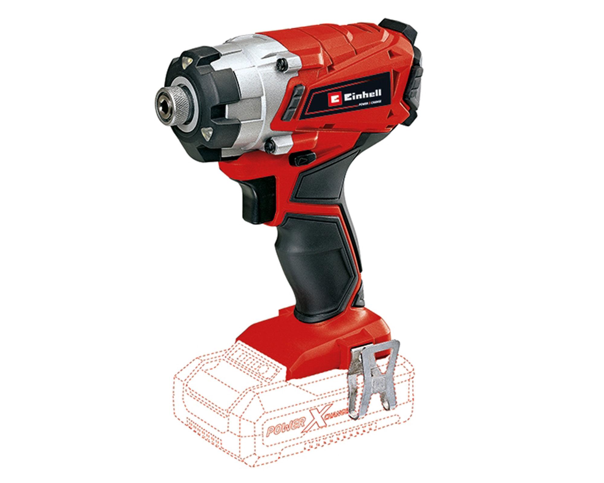 Taladro inalámbrico + atornillador de impacto + starter kit + batería Einhell.-2