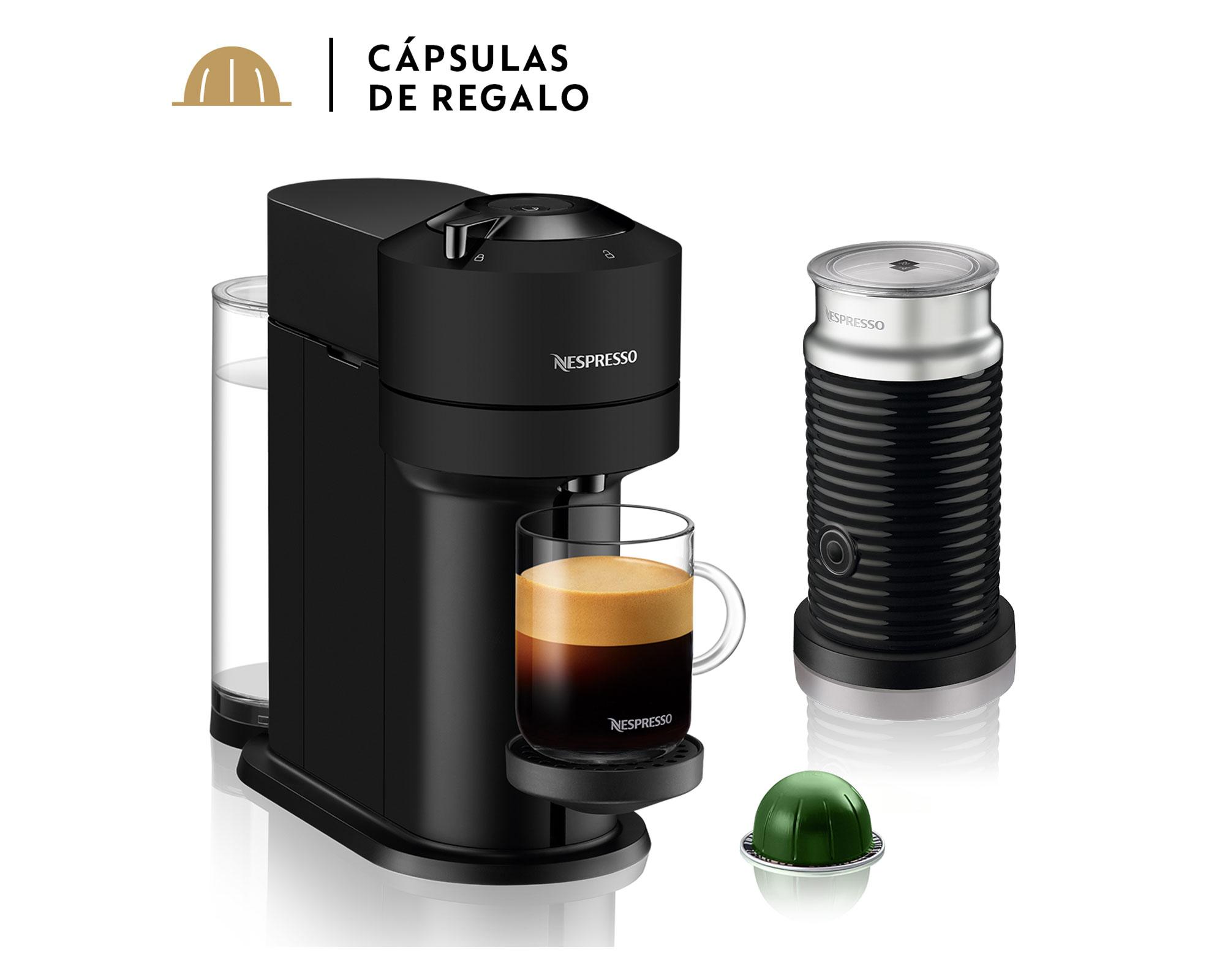 Cafetera 1.1 litros Vertuo Next negro mate Nespresso.-0