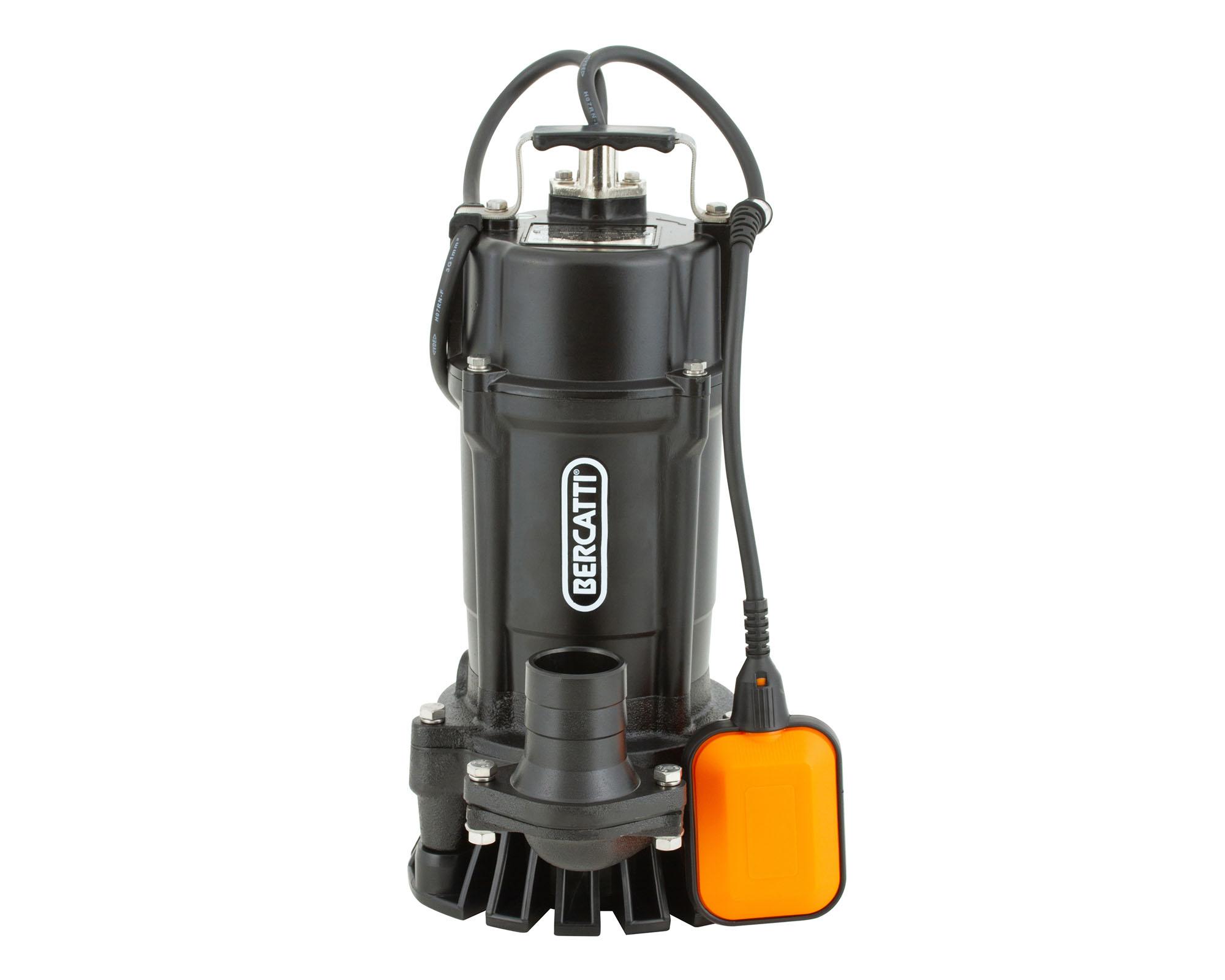 Bomba sumergible agua sucia 1 HP DRE0752 Bercatti.-0