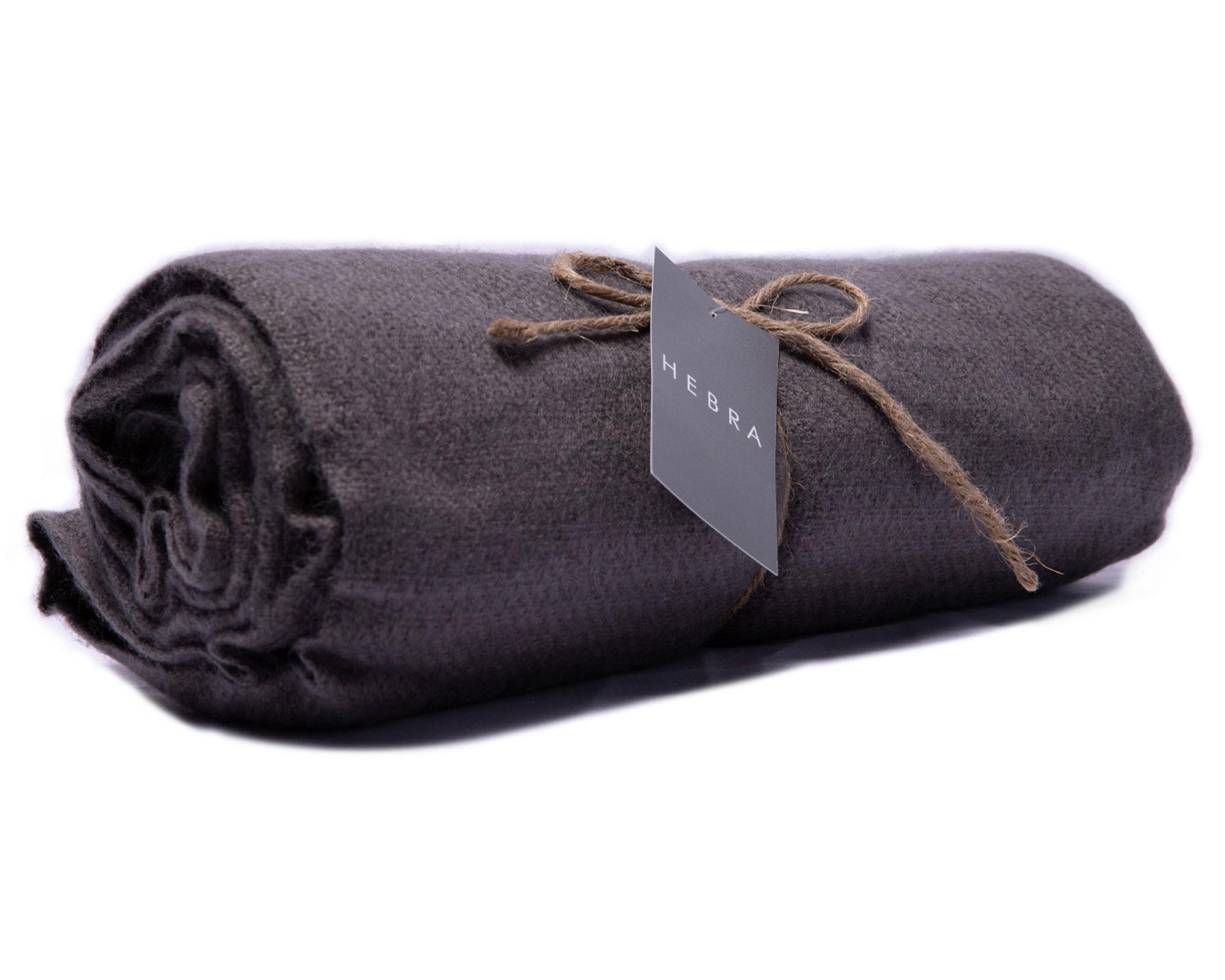 Manta 150x160 cm Bali gris Hebra.-0