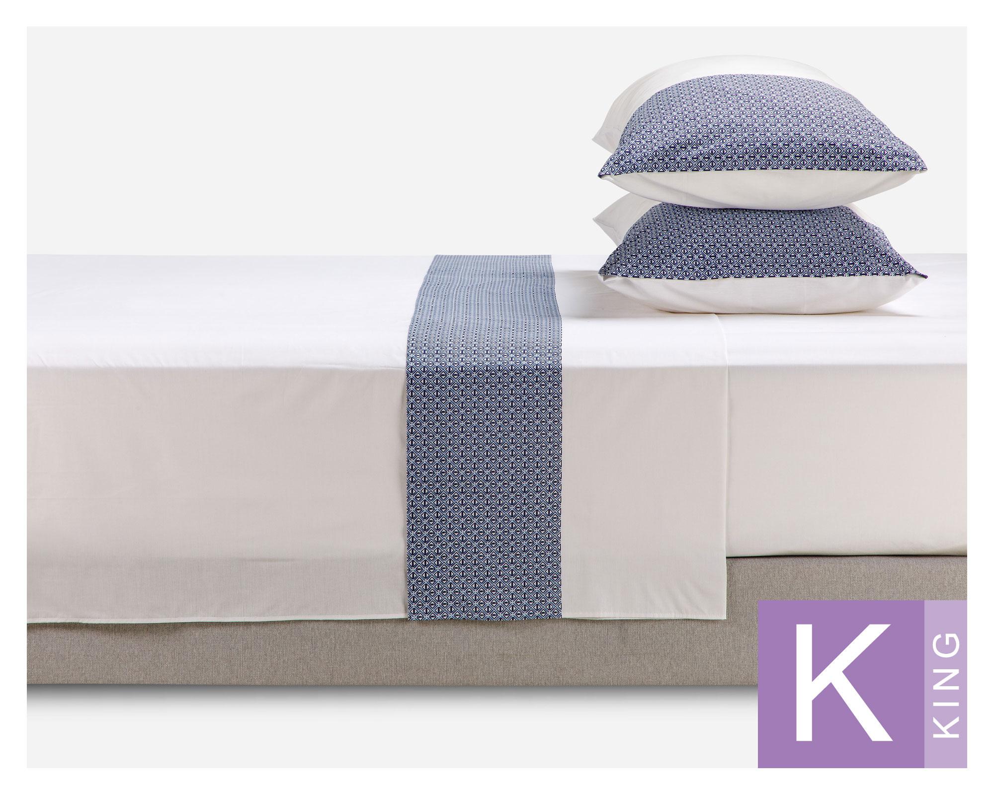 Juego de sábanas king 180H Guarda Andru Rosen.-0