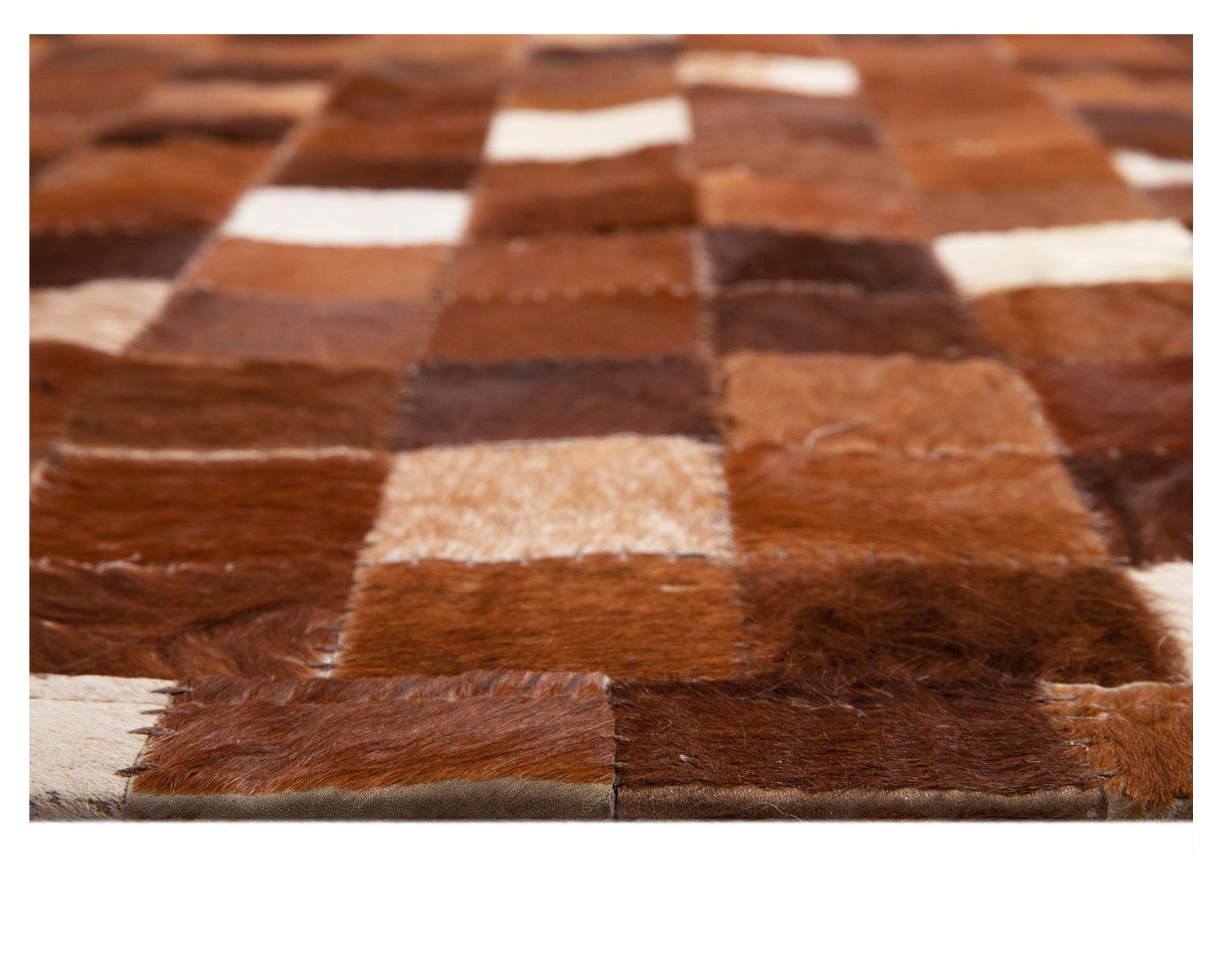 Alfombra 160x230 cm Cuero Fashion café Dib.-2