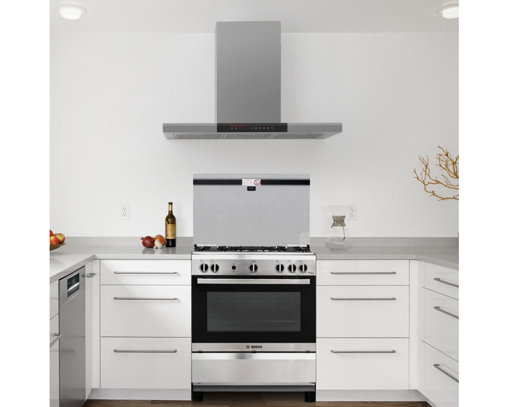 Cocina a gas 5 quemadores HSK14I24SE inox Bosch.-12