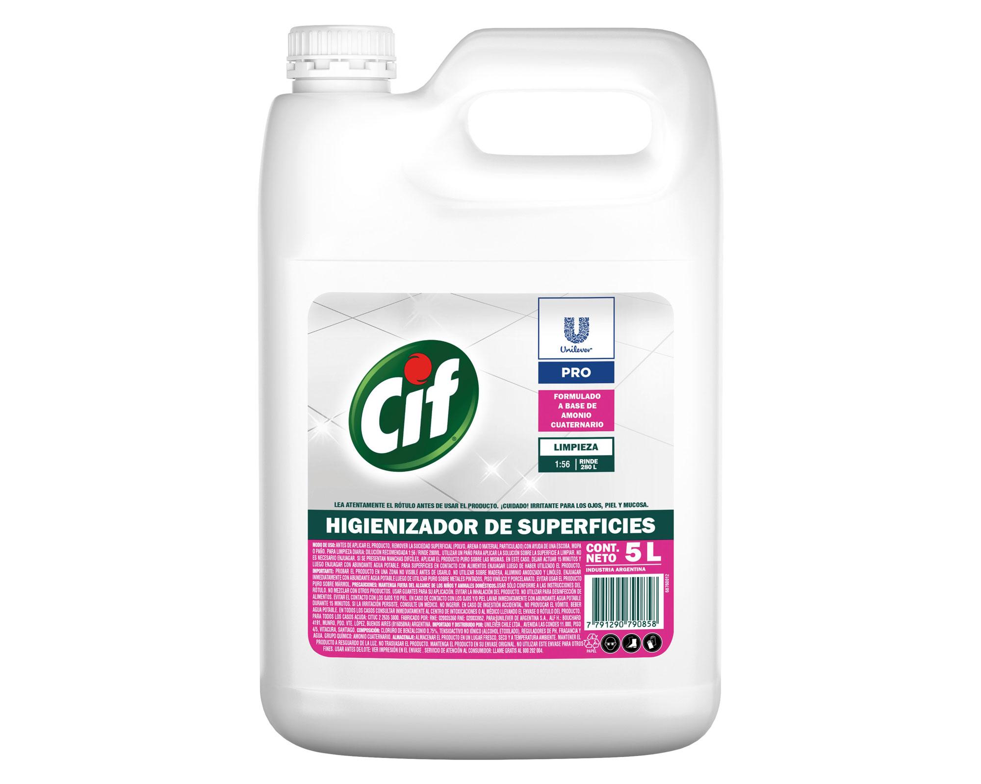 Desinfectante 5 litros cuaternario Cif-1