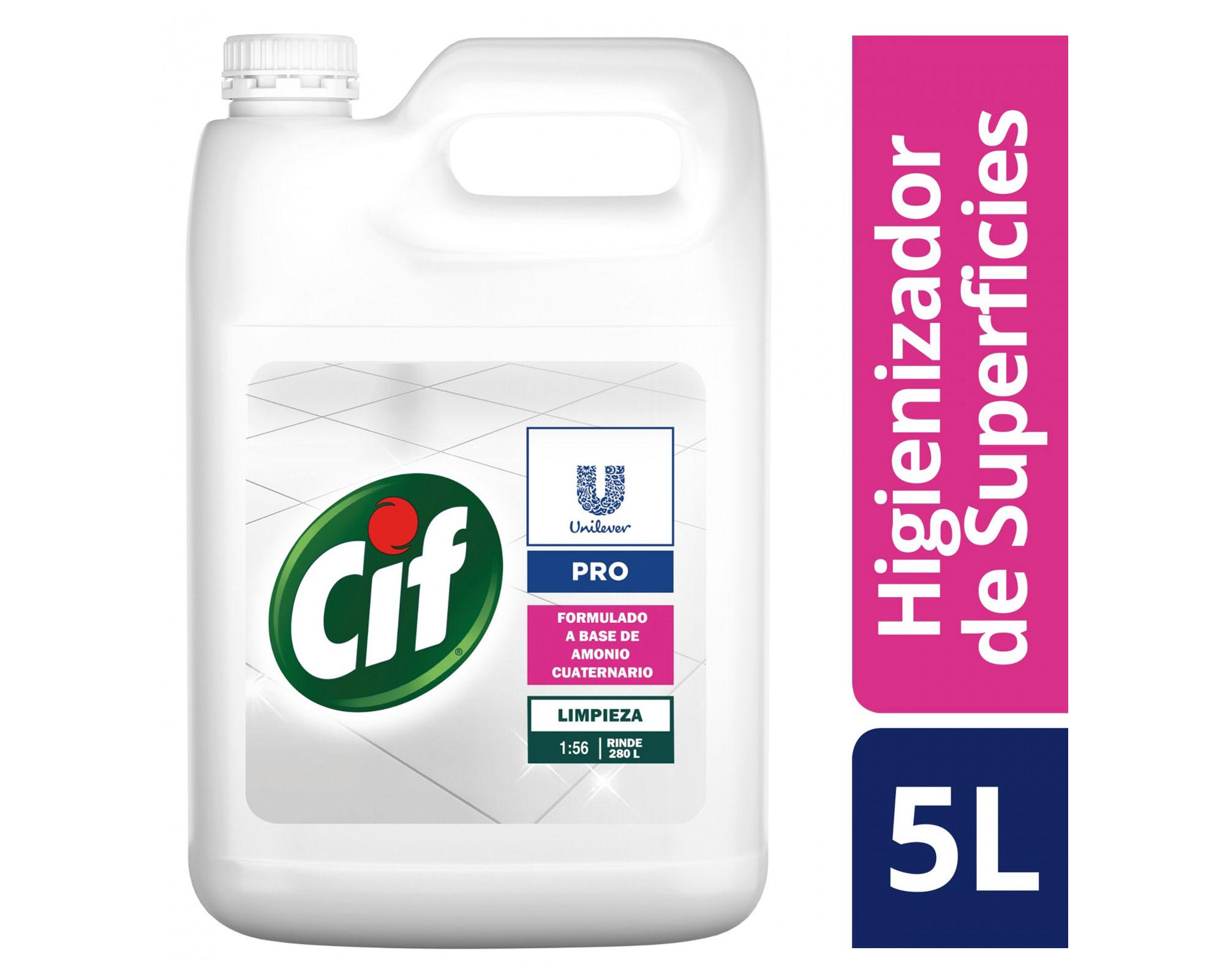 Desinfectante 5 litros cuaternario Cif-0