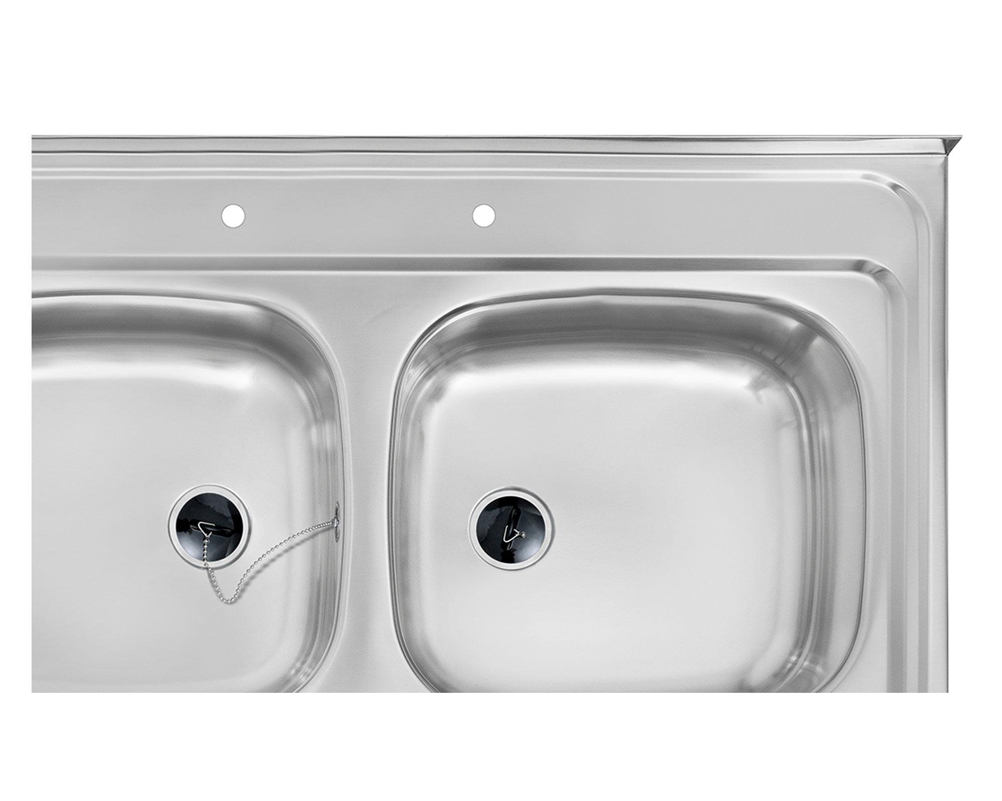 Lavaplatos sobreponer 50x120 cm izquierdo Teka-2