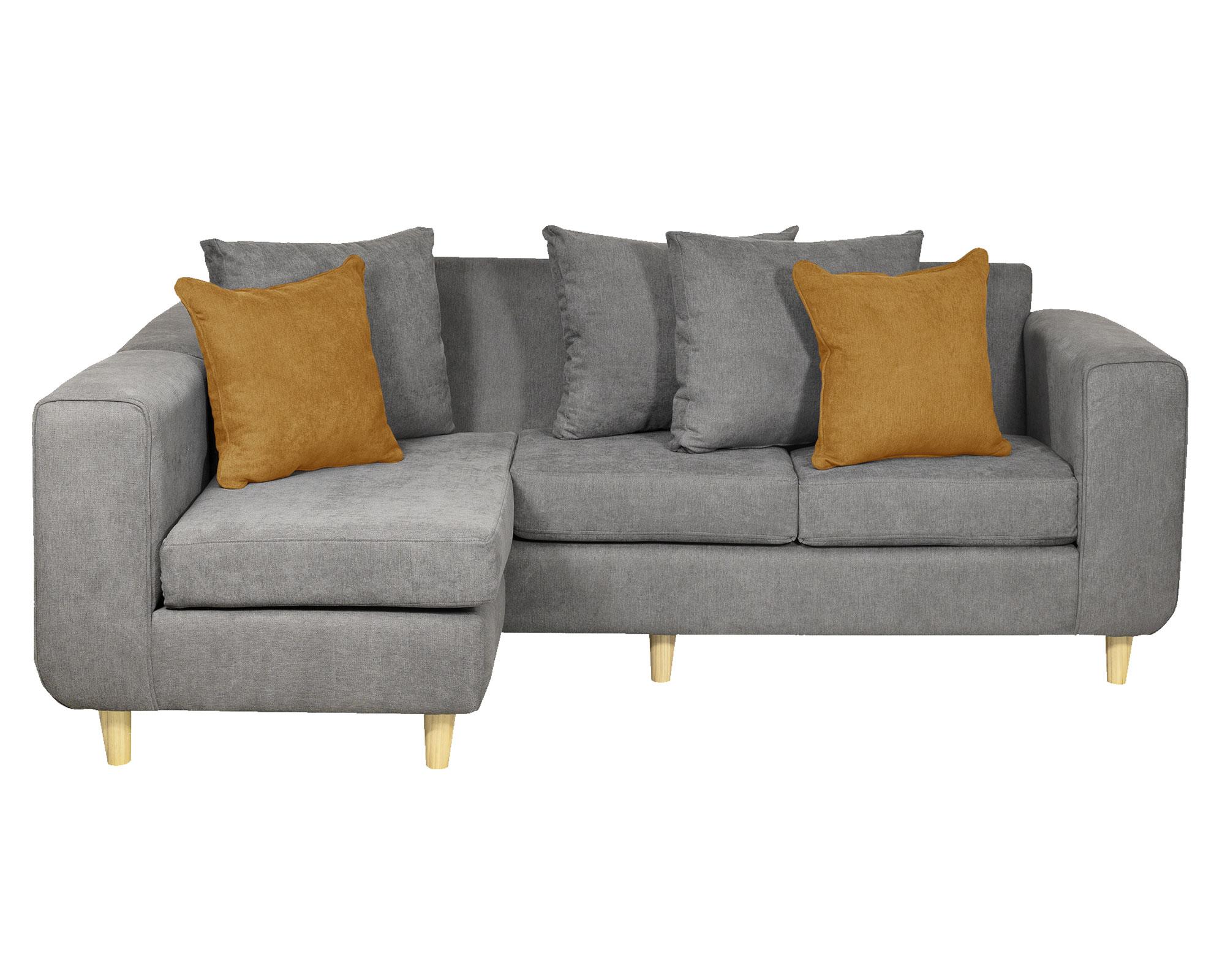 Sofá seccional Eagle gris/amarillo Innovamuebles-0