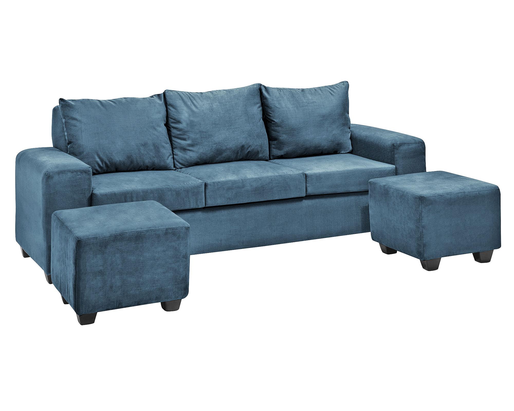 Juego de living Kahlo petróleo Innovamuebles-1