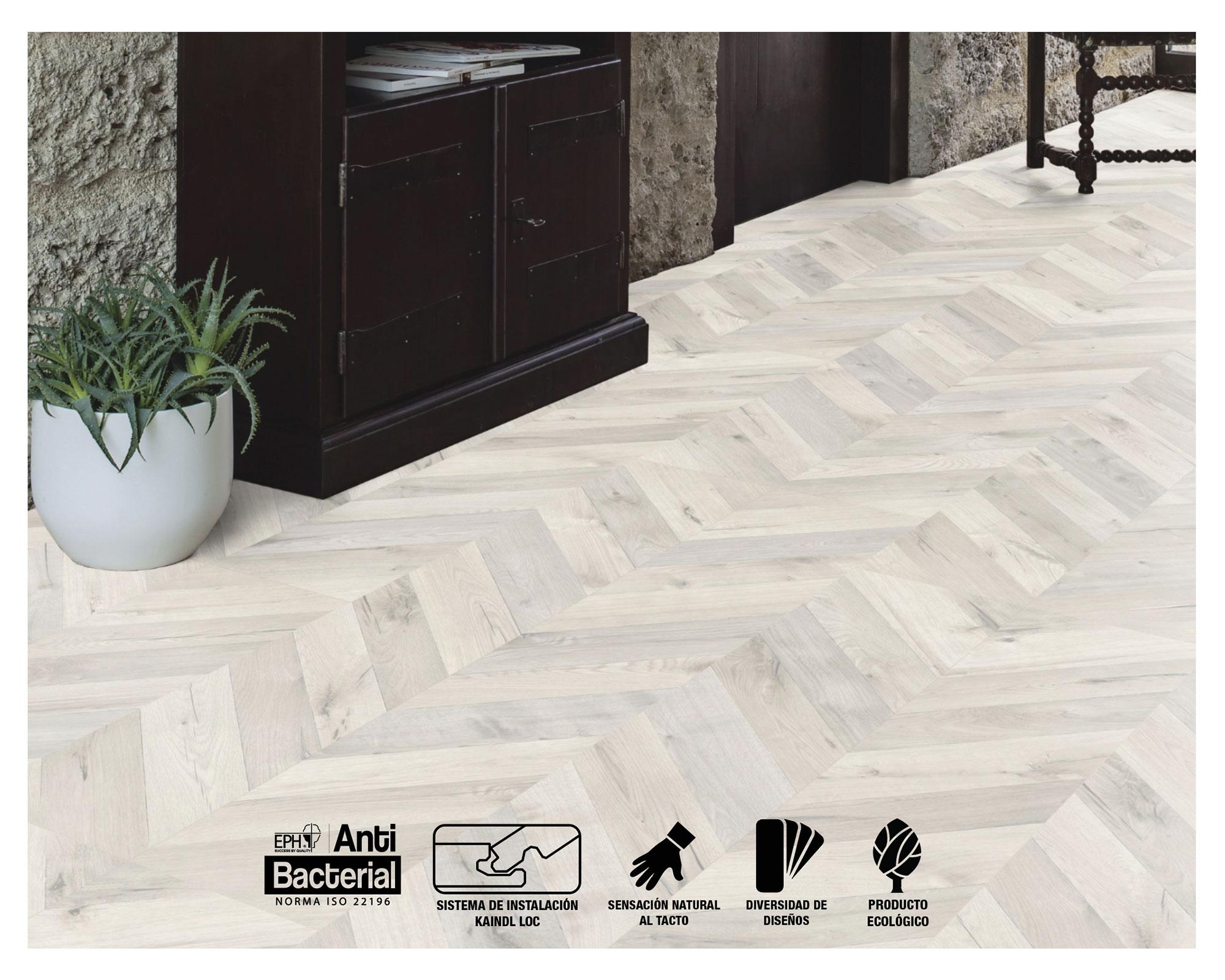 Piso flotante Natural Touch fortress alnwig 24.4x138.3 cm 8 mm 2.70 m2-3