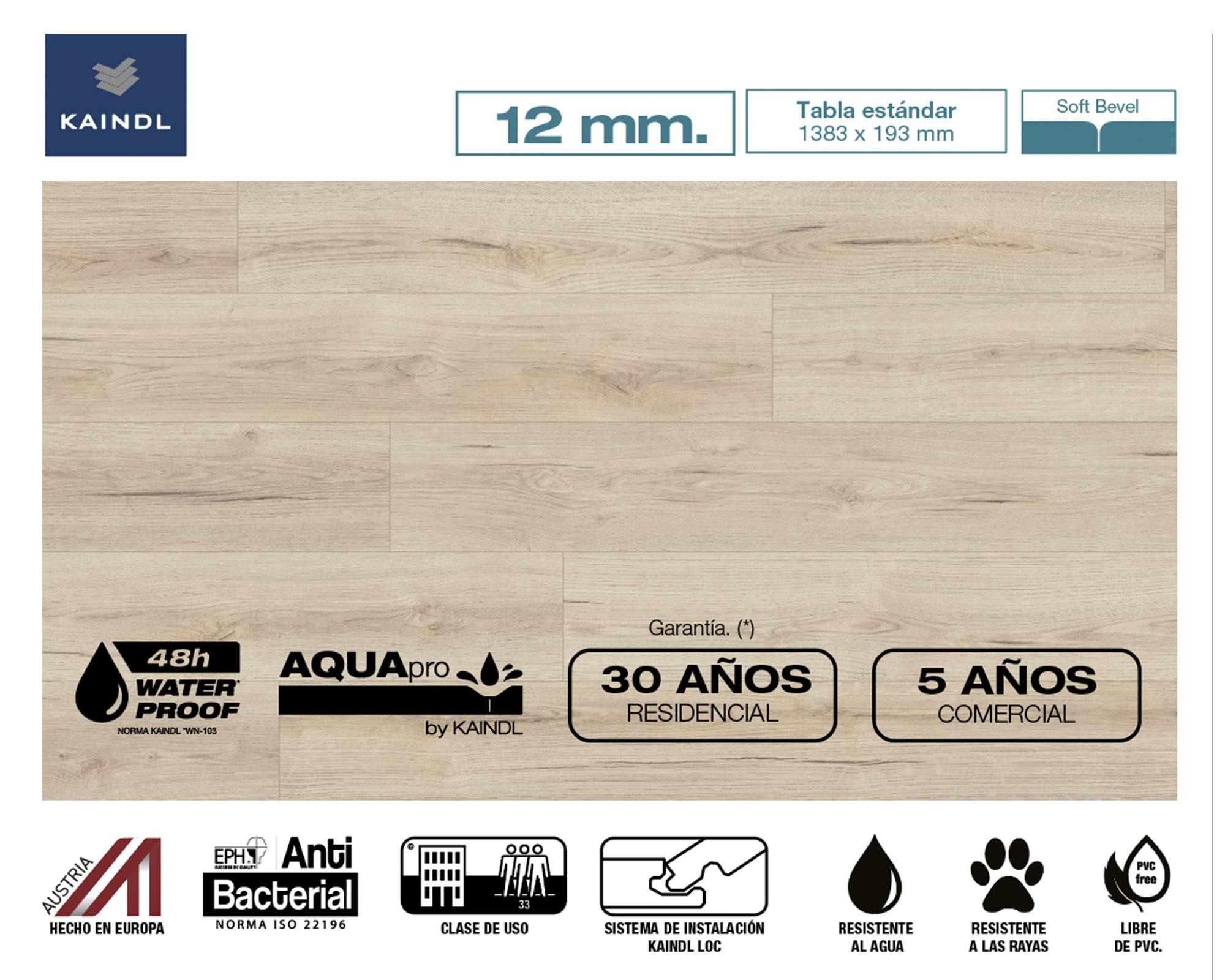Piso flotante Aquapro Natural Touch evoke sandolo 12 mm 1.6 m2-1