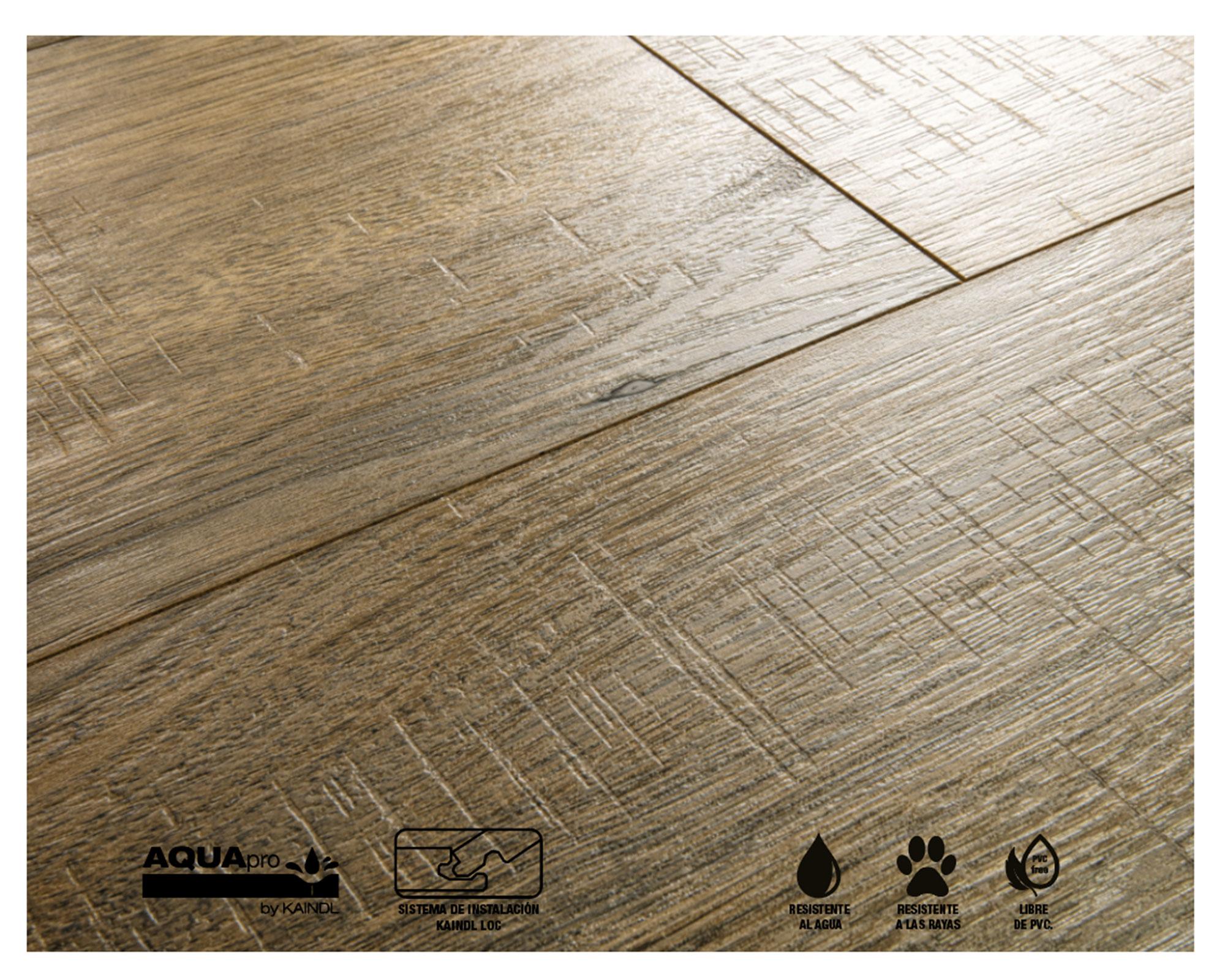 Piso flotante Aquapro Natural Touch hickory lowa 12 mm 1.6 m2-4