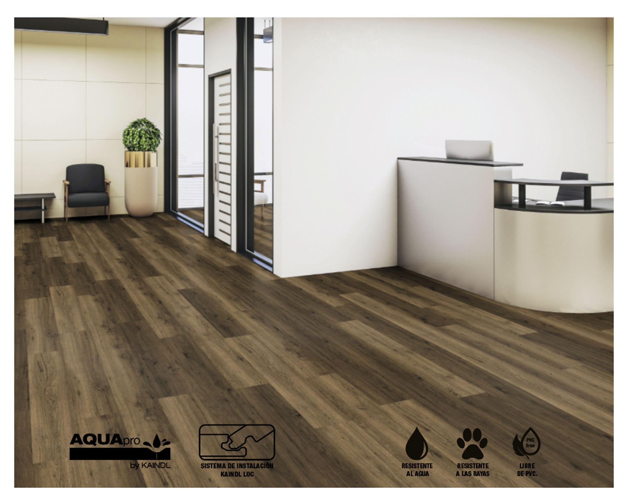 Piso flotante Aquapro Natural Touch hickory lowa 12 mm 1.6 m2-3