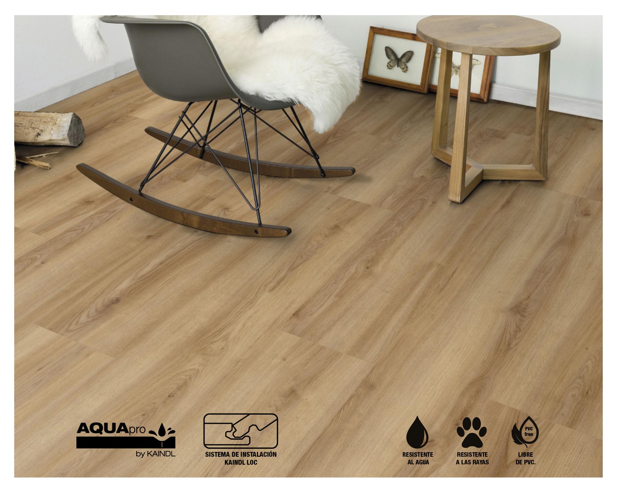 Piso flotante Aquapro natural touch cordo elegante 19.3x138.3 cm 8 mm 2.40 m2-3