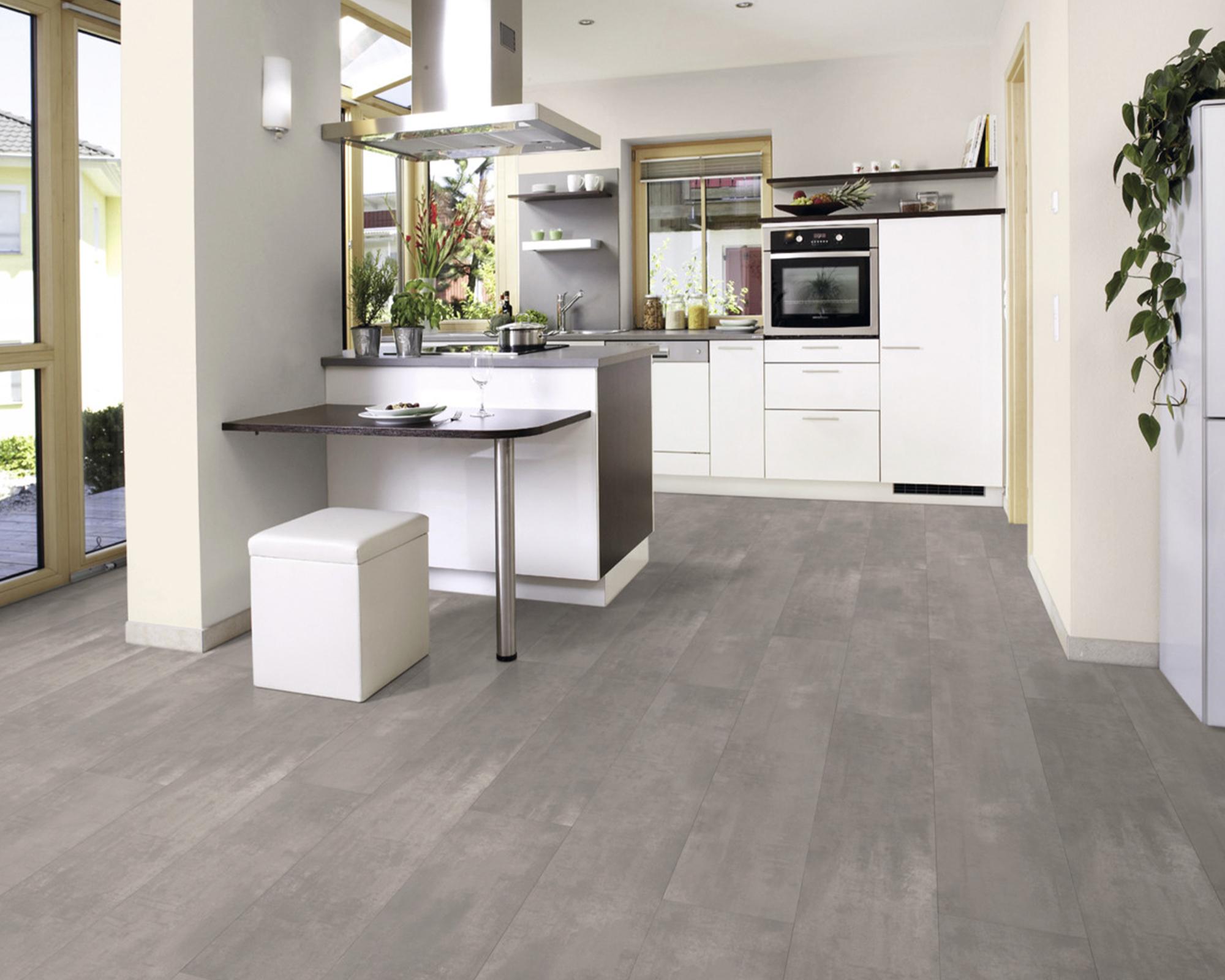 Piso flotante Aquapro Natural Touch concrete art pearlgrey 8 mm 2.55 m2-2