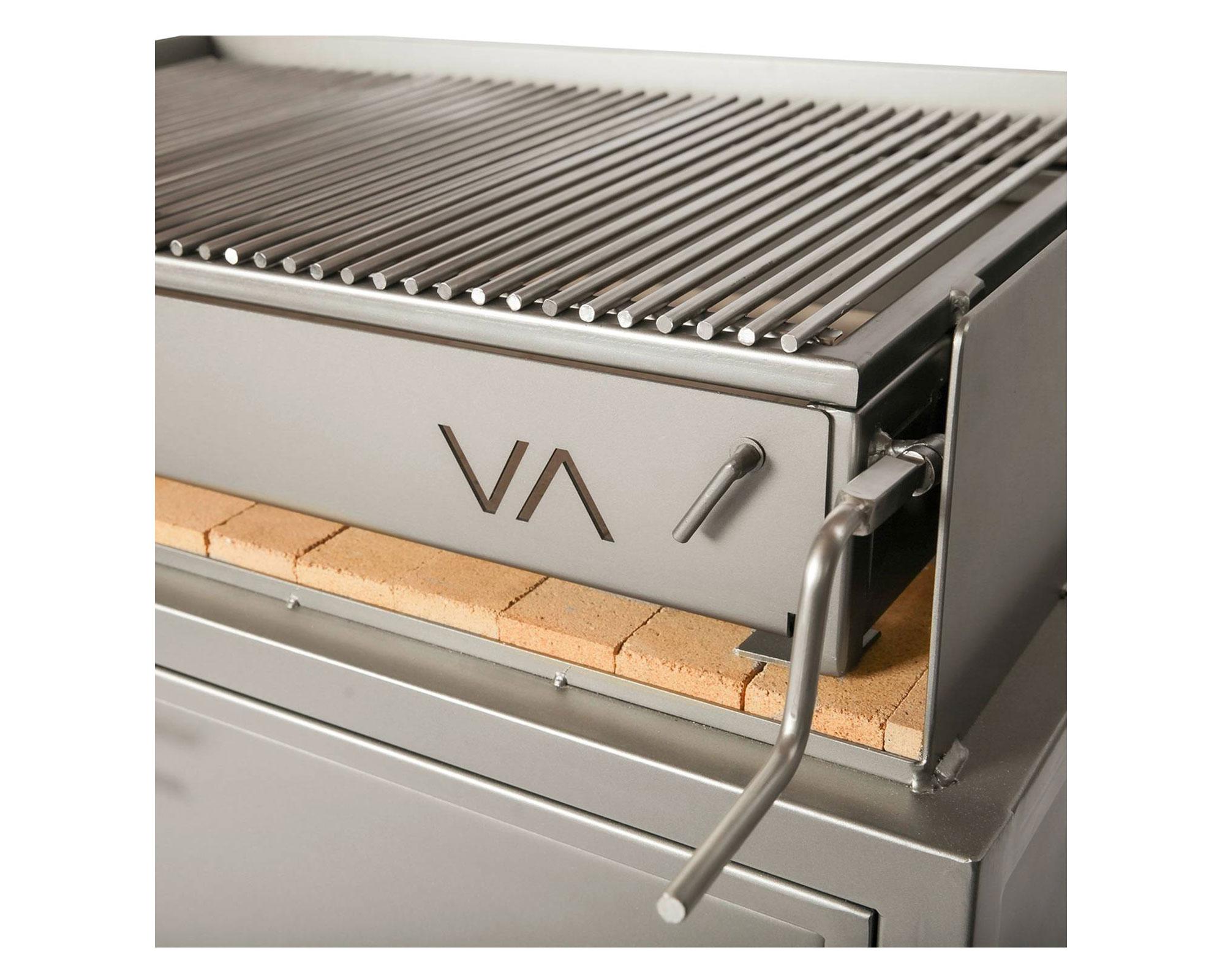 Parrilla quincho empotrable Clásica módulo barra Varvacoa-1