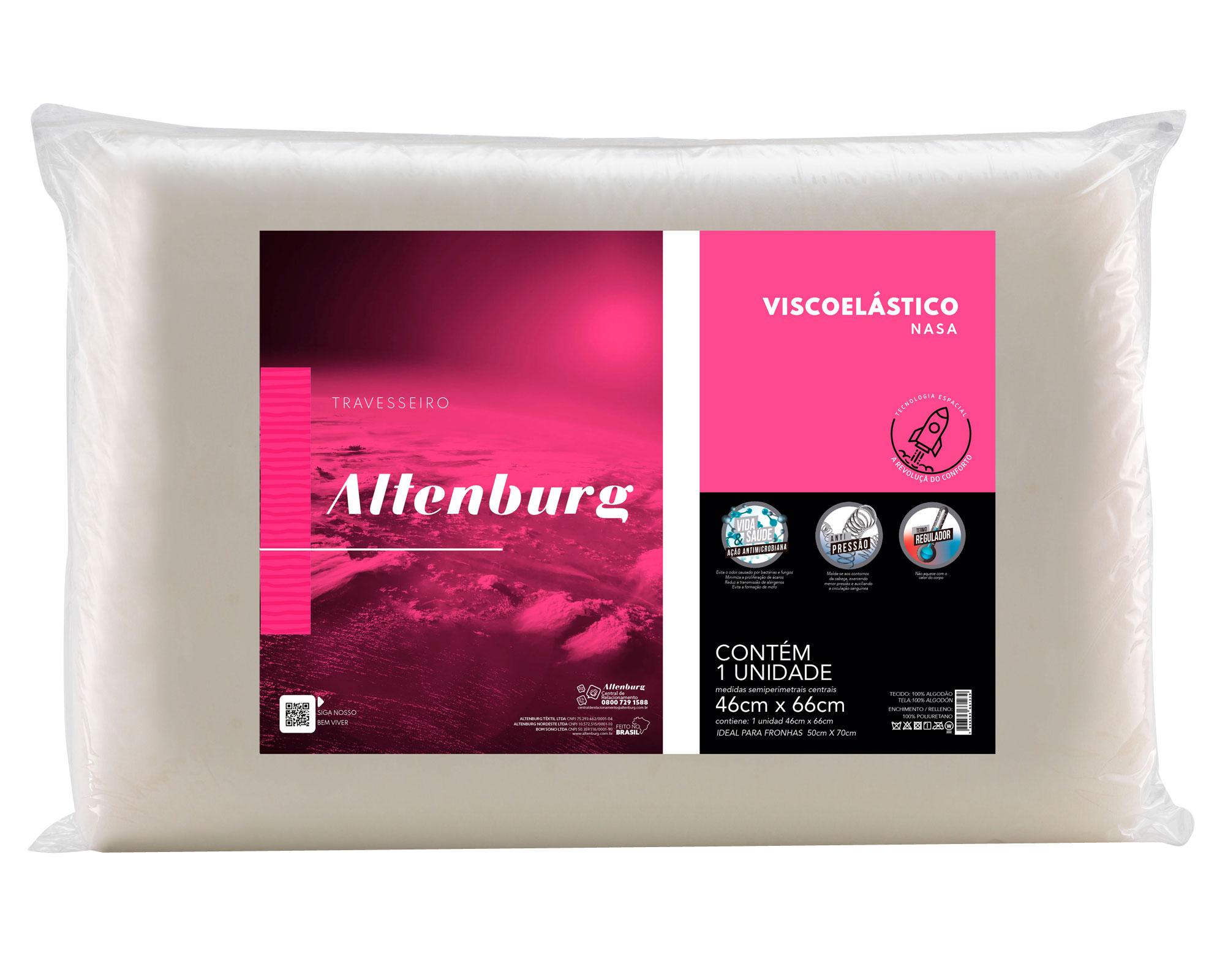 Almohada viscoelástica 46x66 cm Nasa Altenburg-0