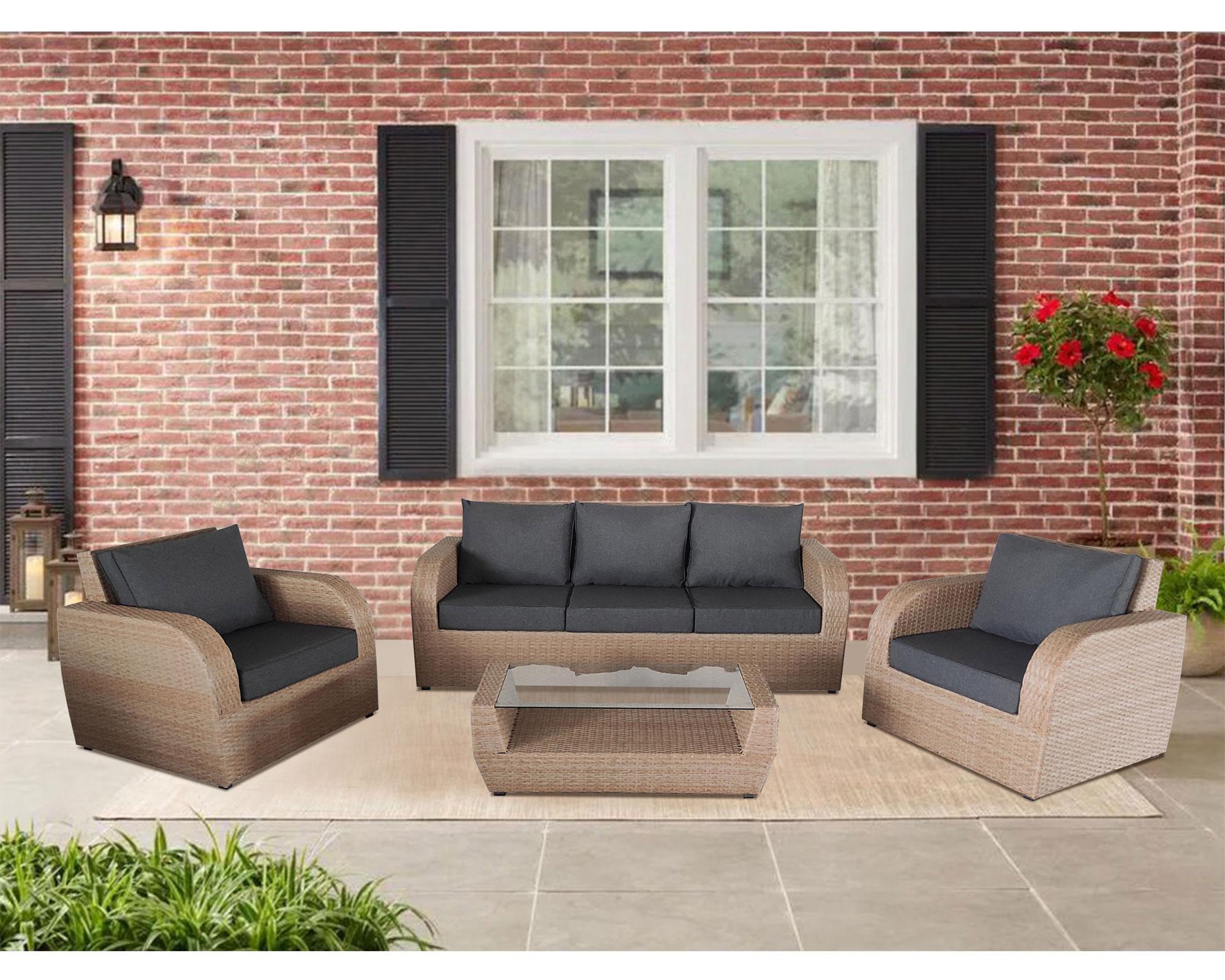 Set terraza 4 personas Olso Outzen-4