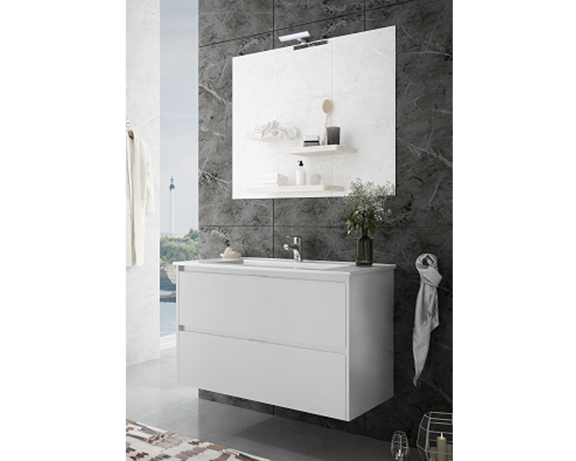 Mueble vanitorio 80 cm Inca gloss white Teka-4