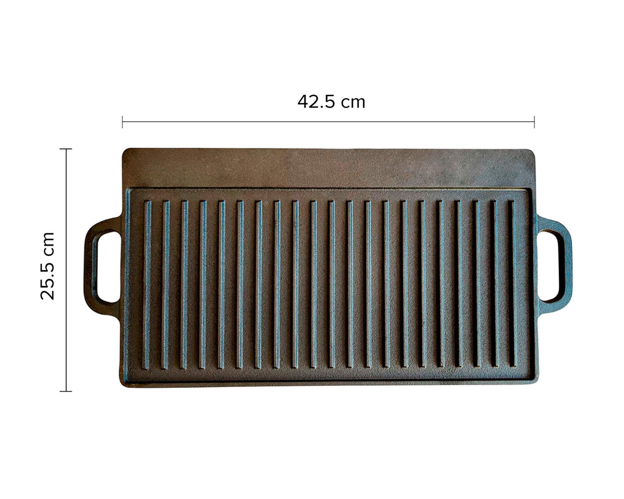 Plancha 42.5 cm charcoal Bosca-2