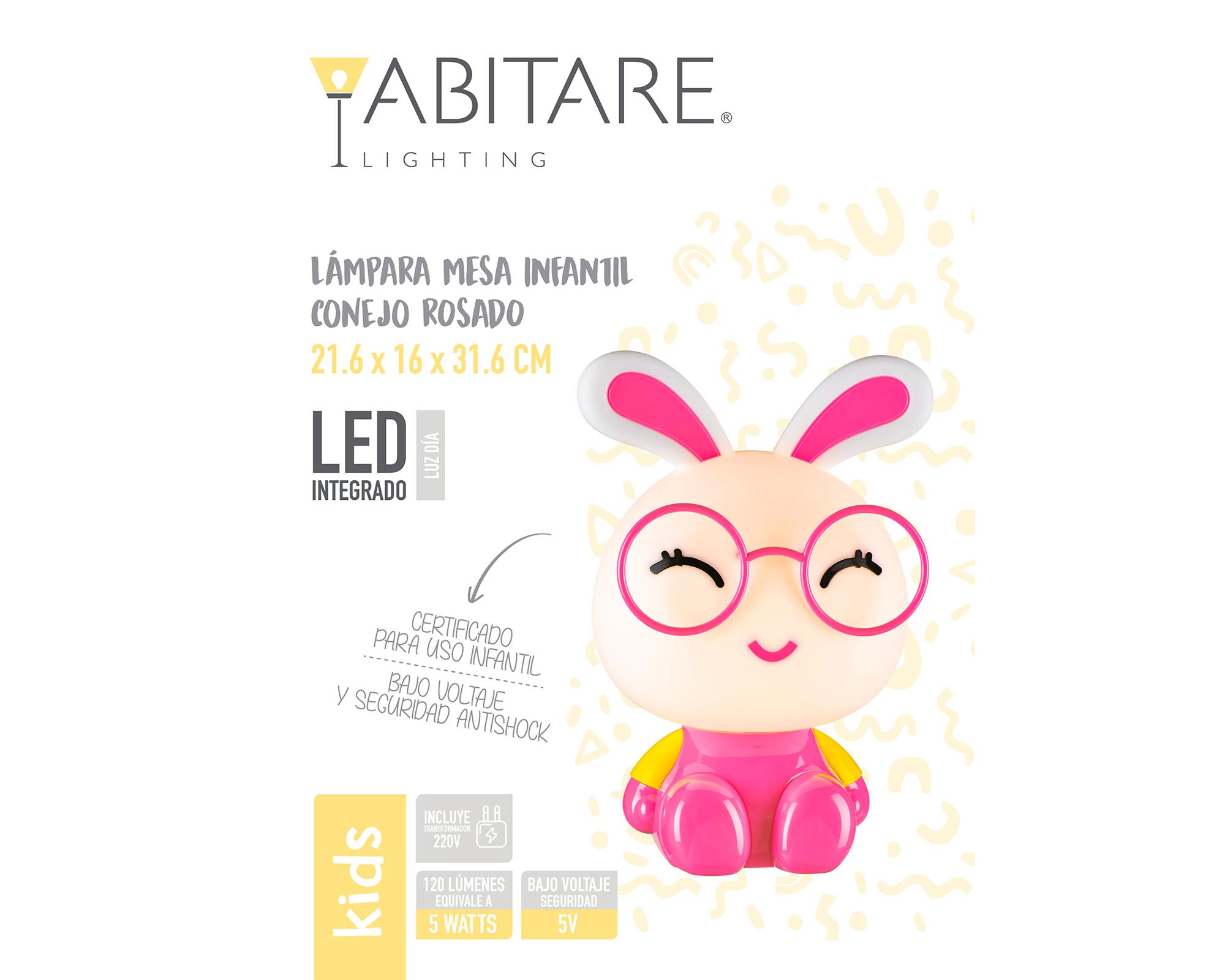 Lámpara de mesa LED luz día Conejo Abitare-1