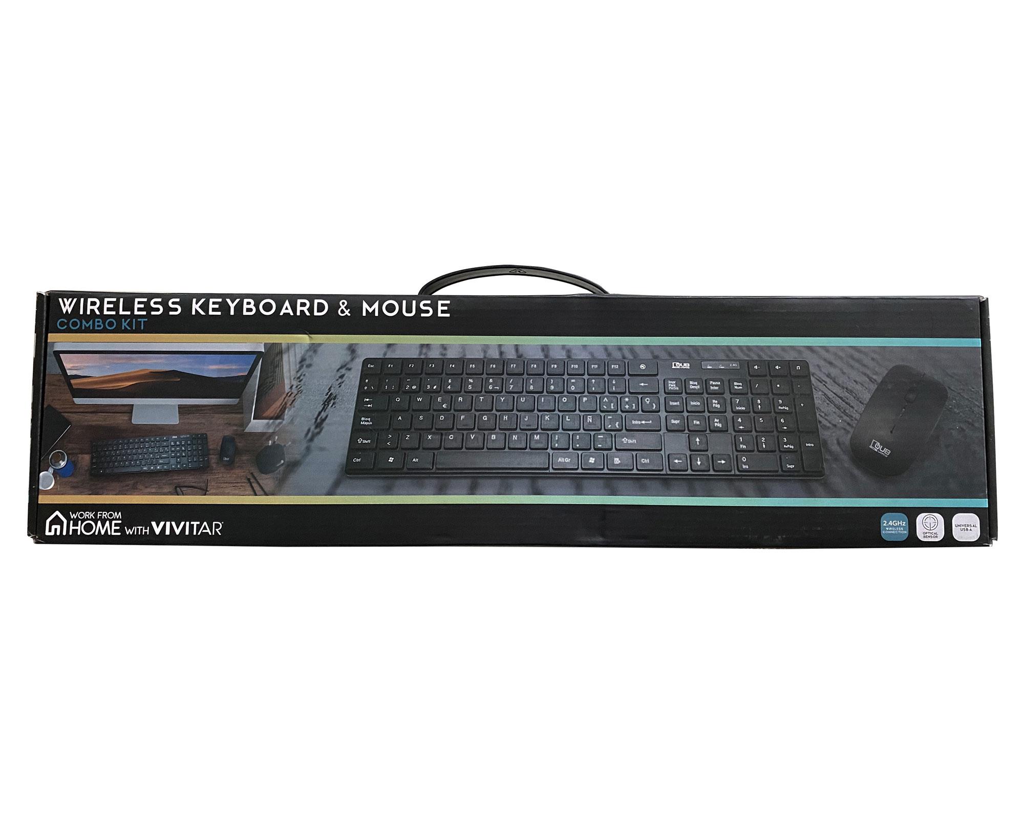Teclado + mouse inalámbrico Vivitar-0
