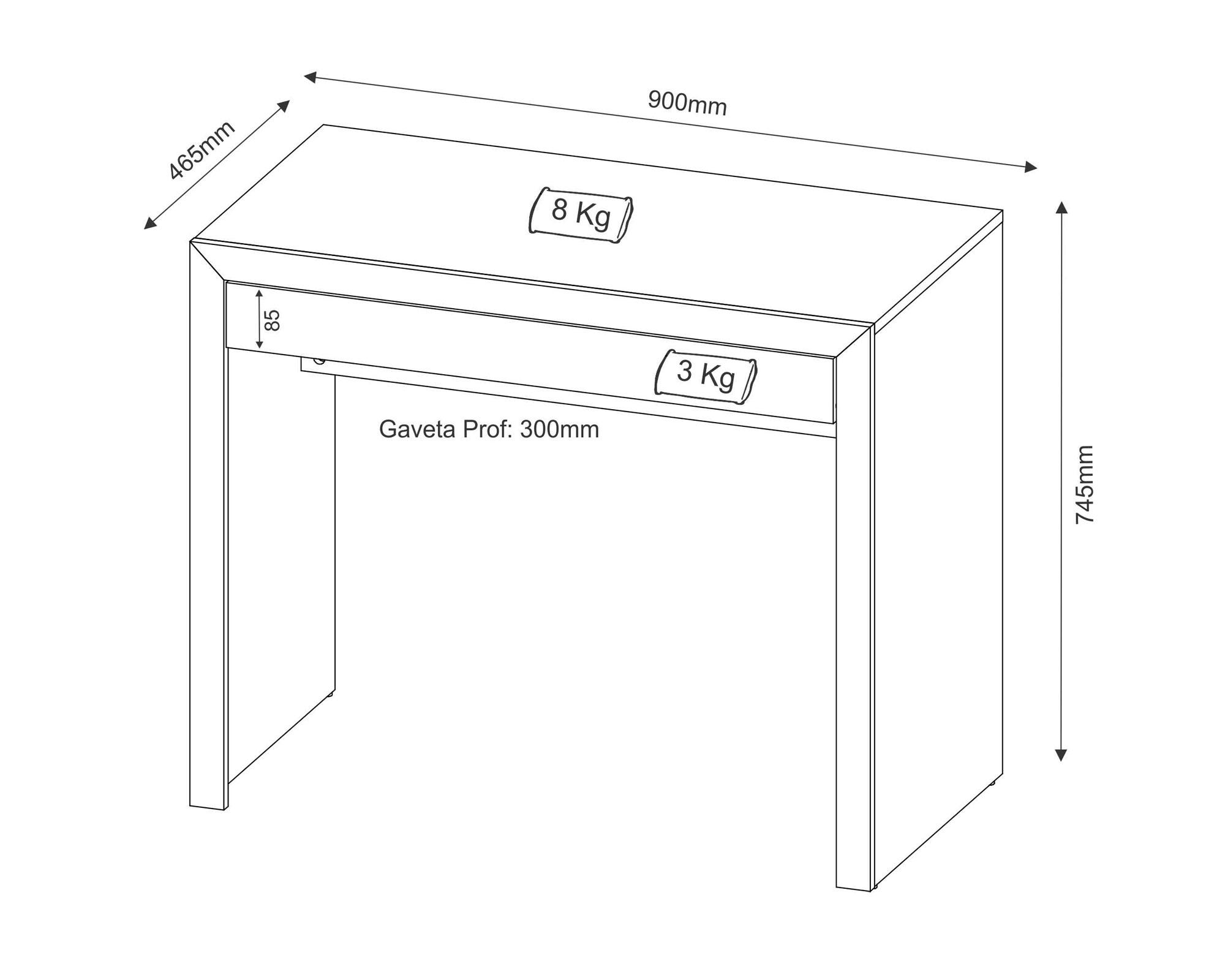 Escritorio Me blanco Tecnomobili-3