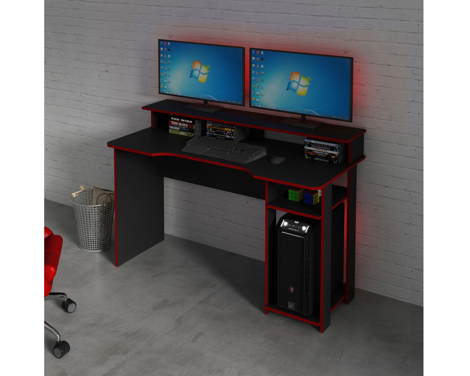 Escritorio Gamer ME rojo Tecnomobili-1