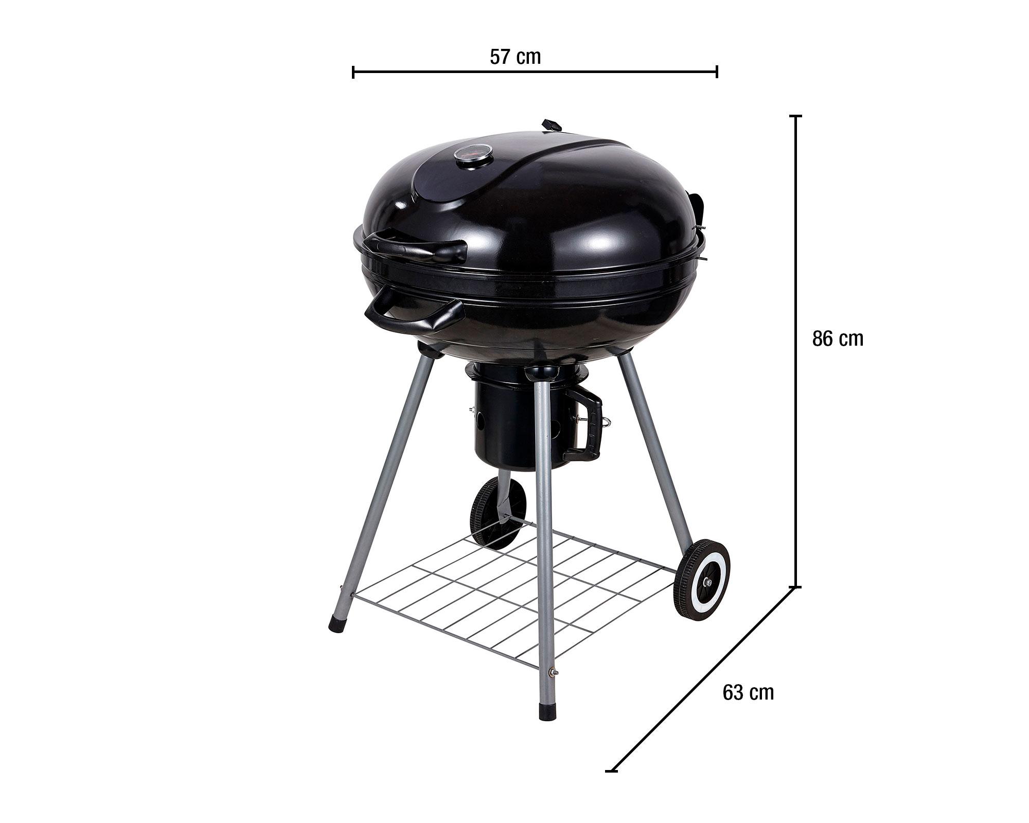 Parrilla a carbón Kettle XL negro-7
