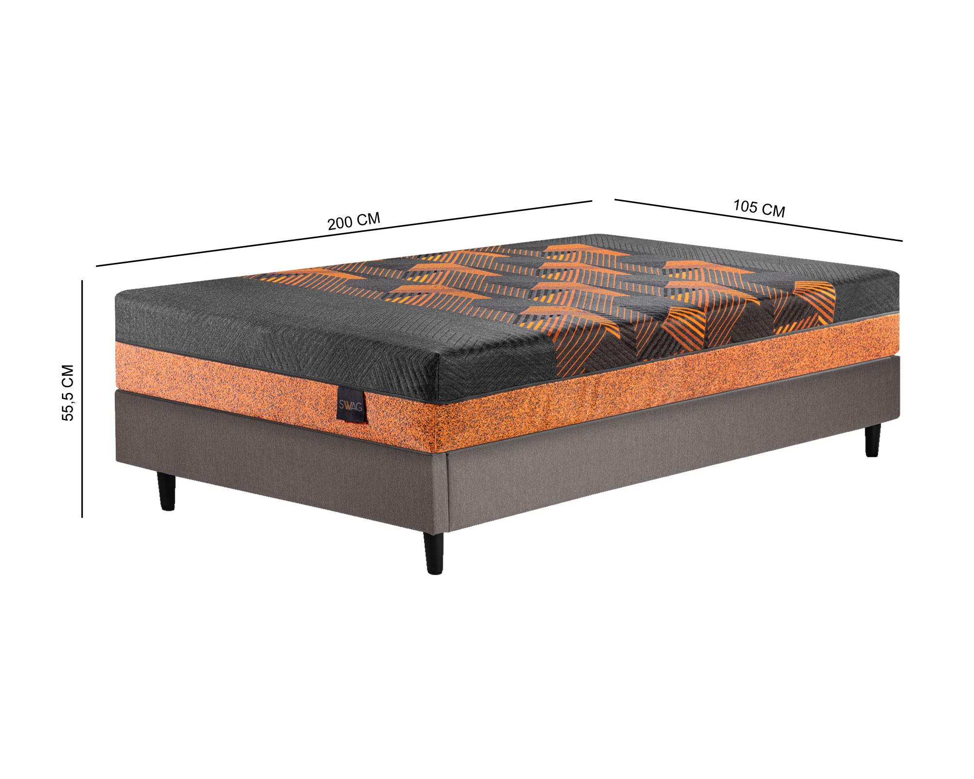 Cama europea 1.5 plazas Swag To Go Rosen-3