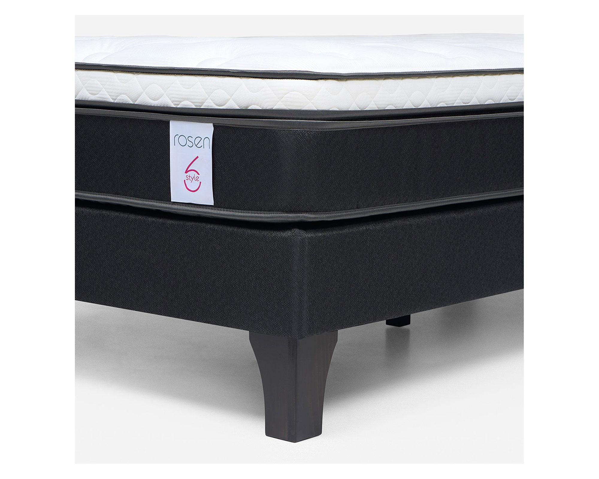 Cama europea 1.5 plazas New Style 6 + set Ferrara-3