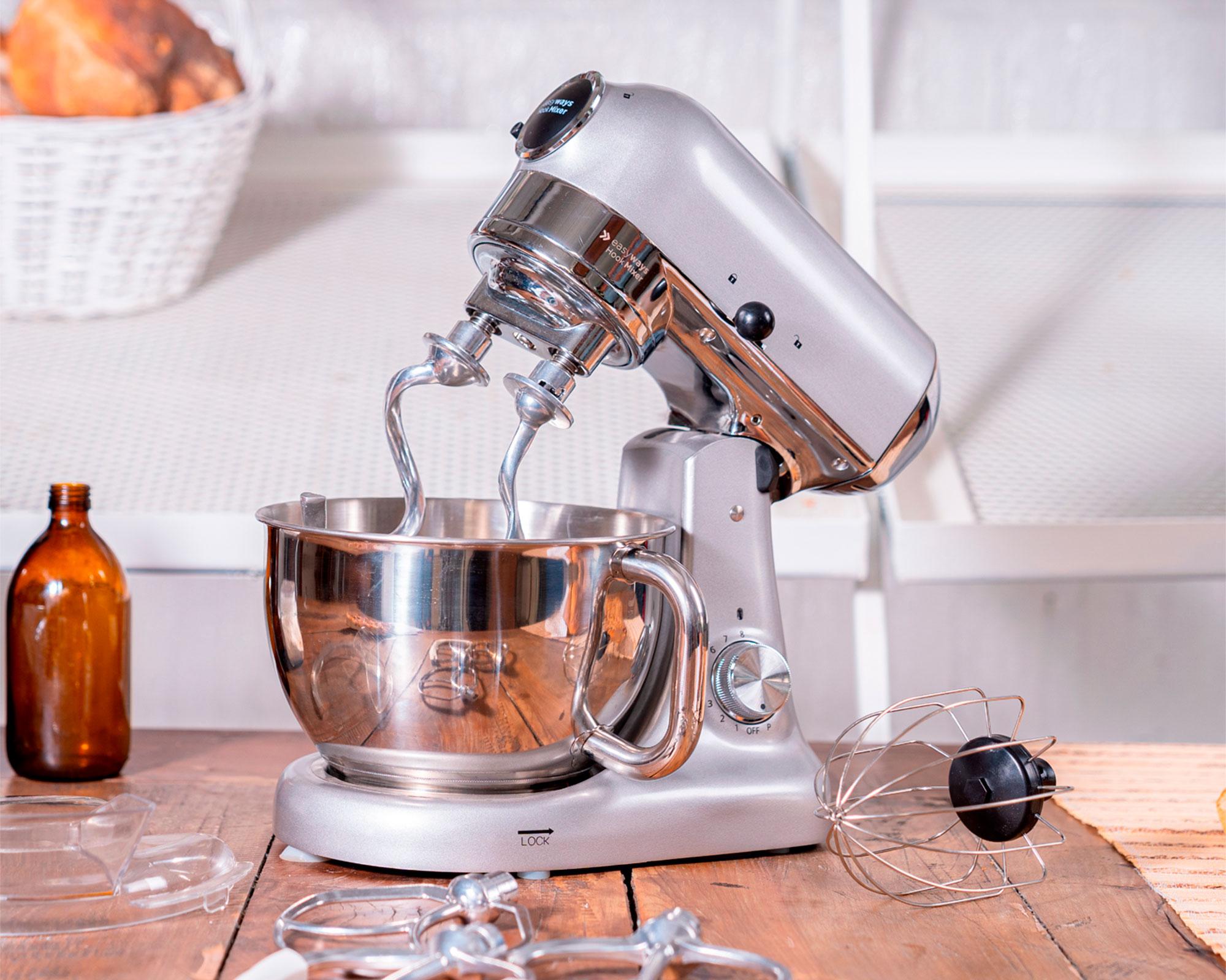 Batidora pedestal Hook Mixer silver EasyWays.-1