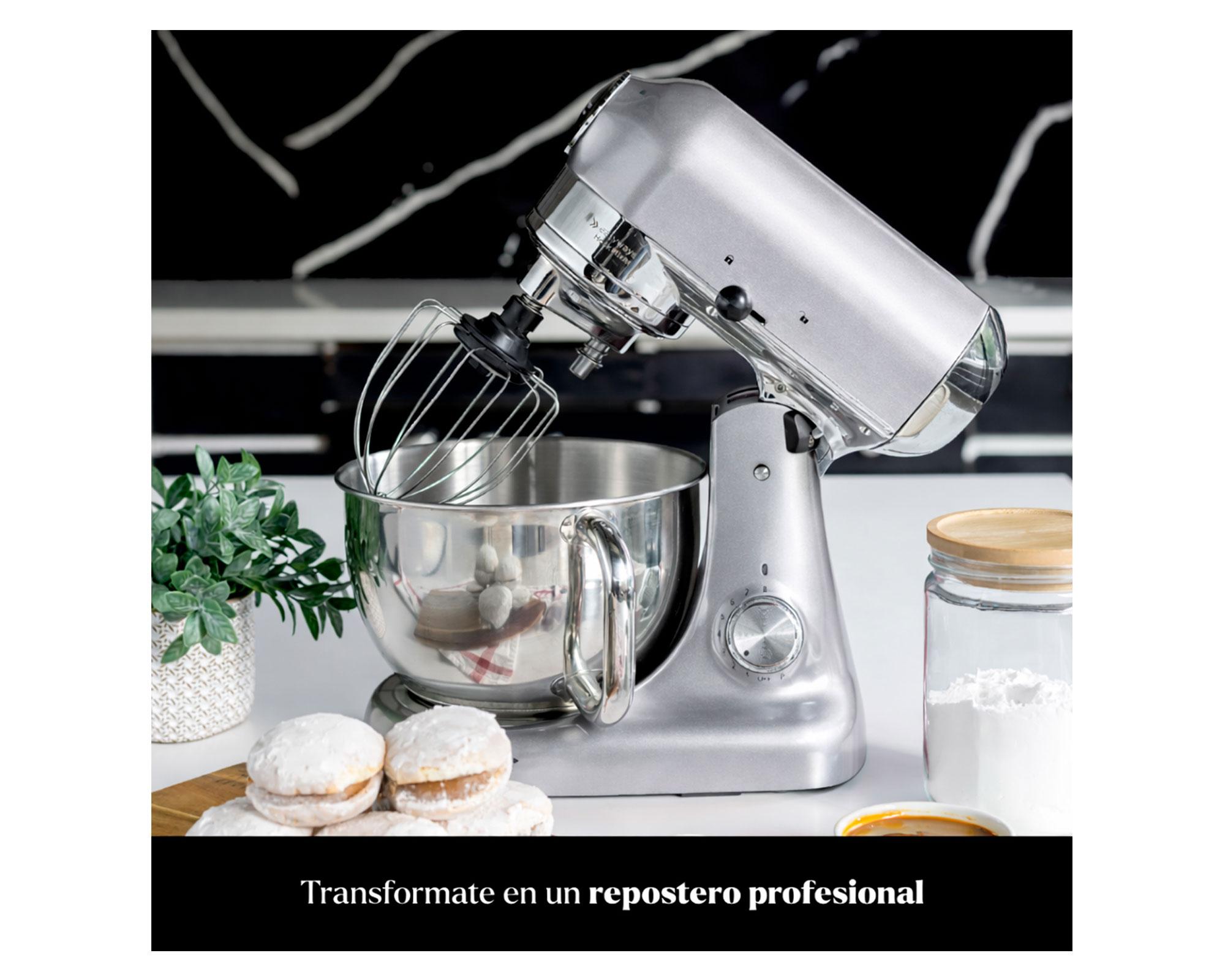 Batidora pedestal Hook Mixer silver EasyWays.-7