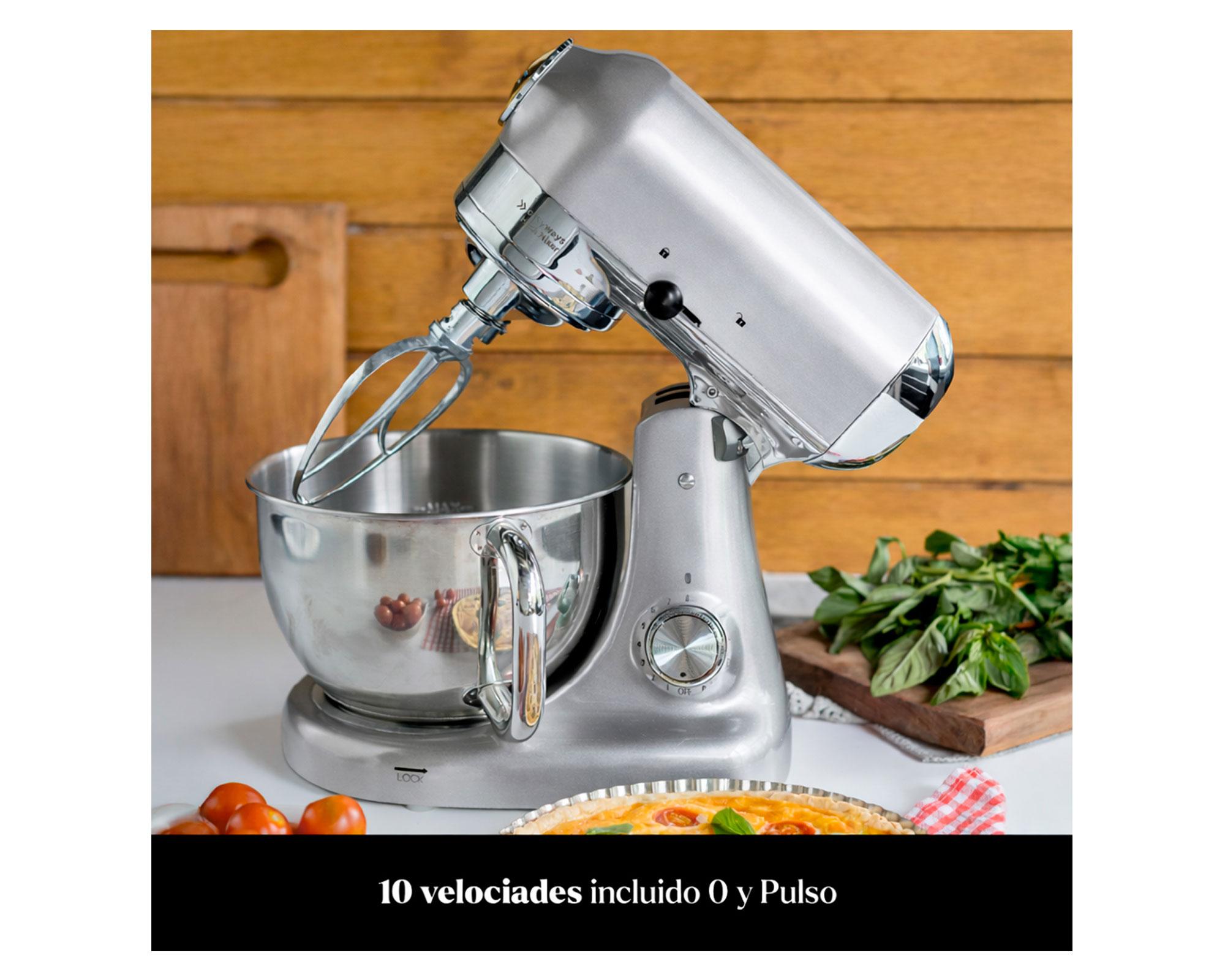 Batidora pedestal Hook Mixer silver EasyWays.-8