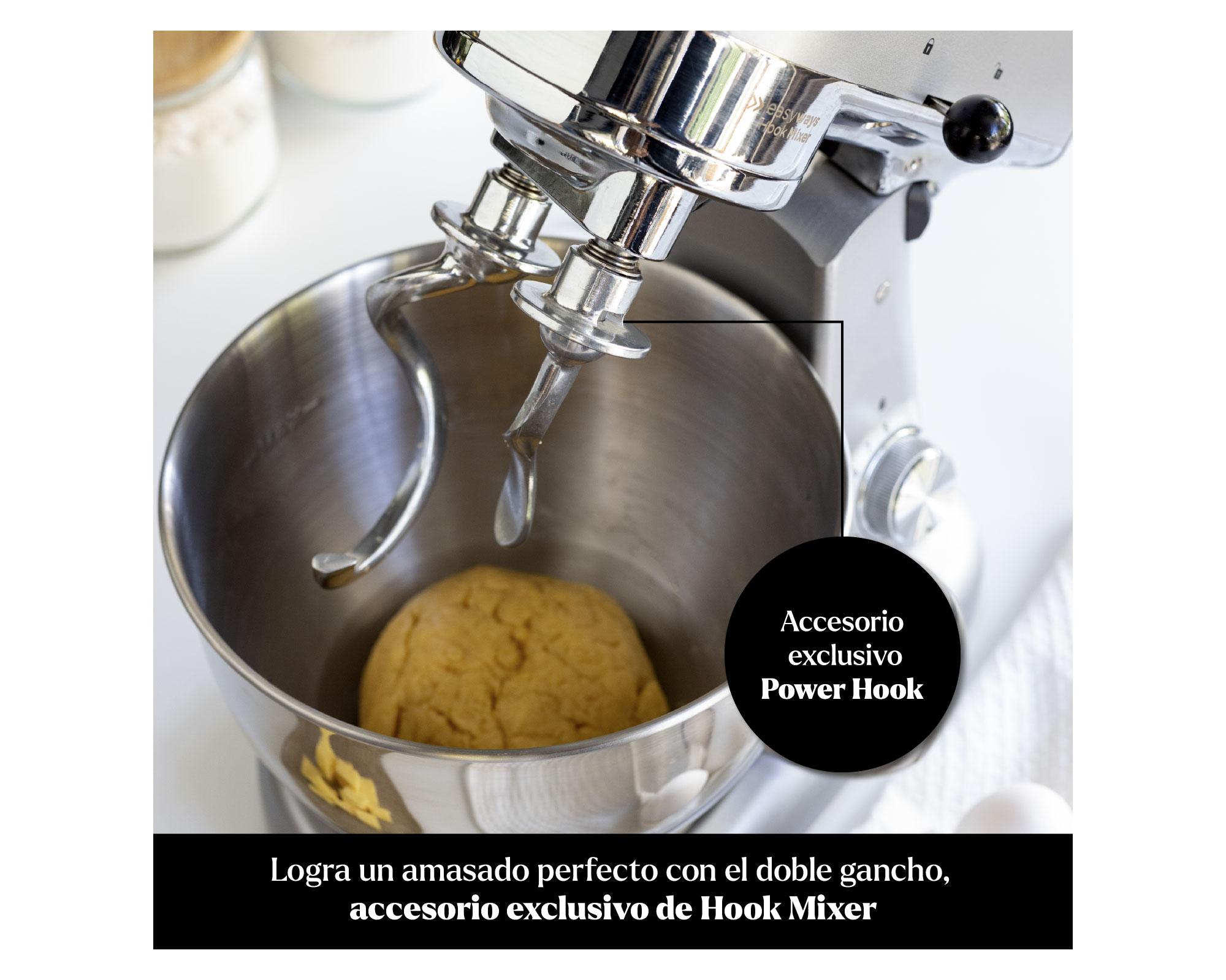 Batidora pedestal Hook Mixer 4.7 lt rojo-7