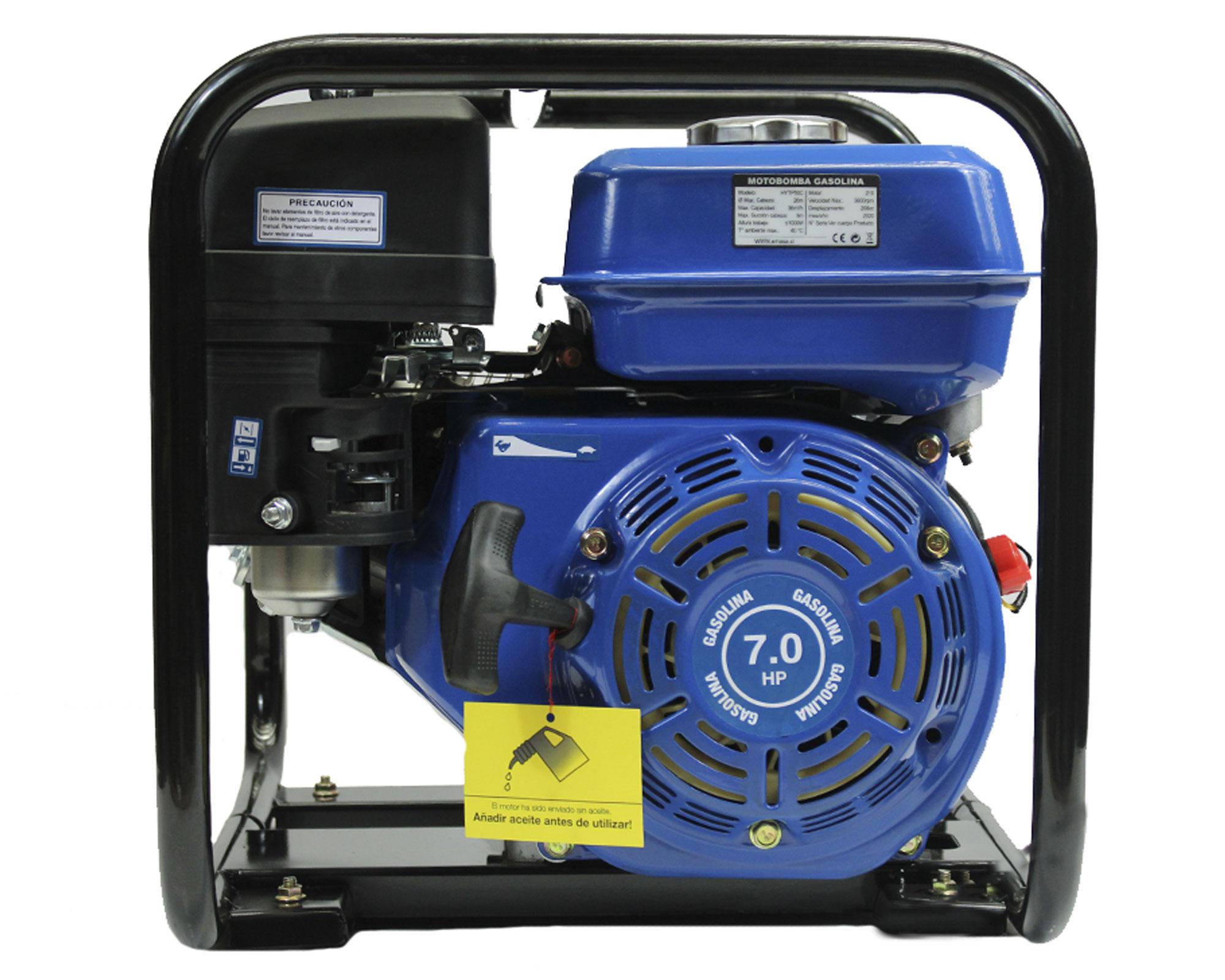 Motobomba a gasolina 2'' 7 HP 82HYTP50C Hyundai.-0