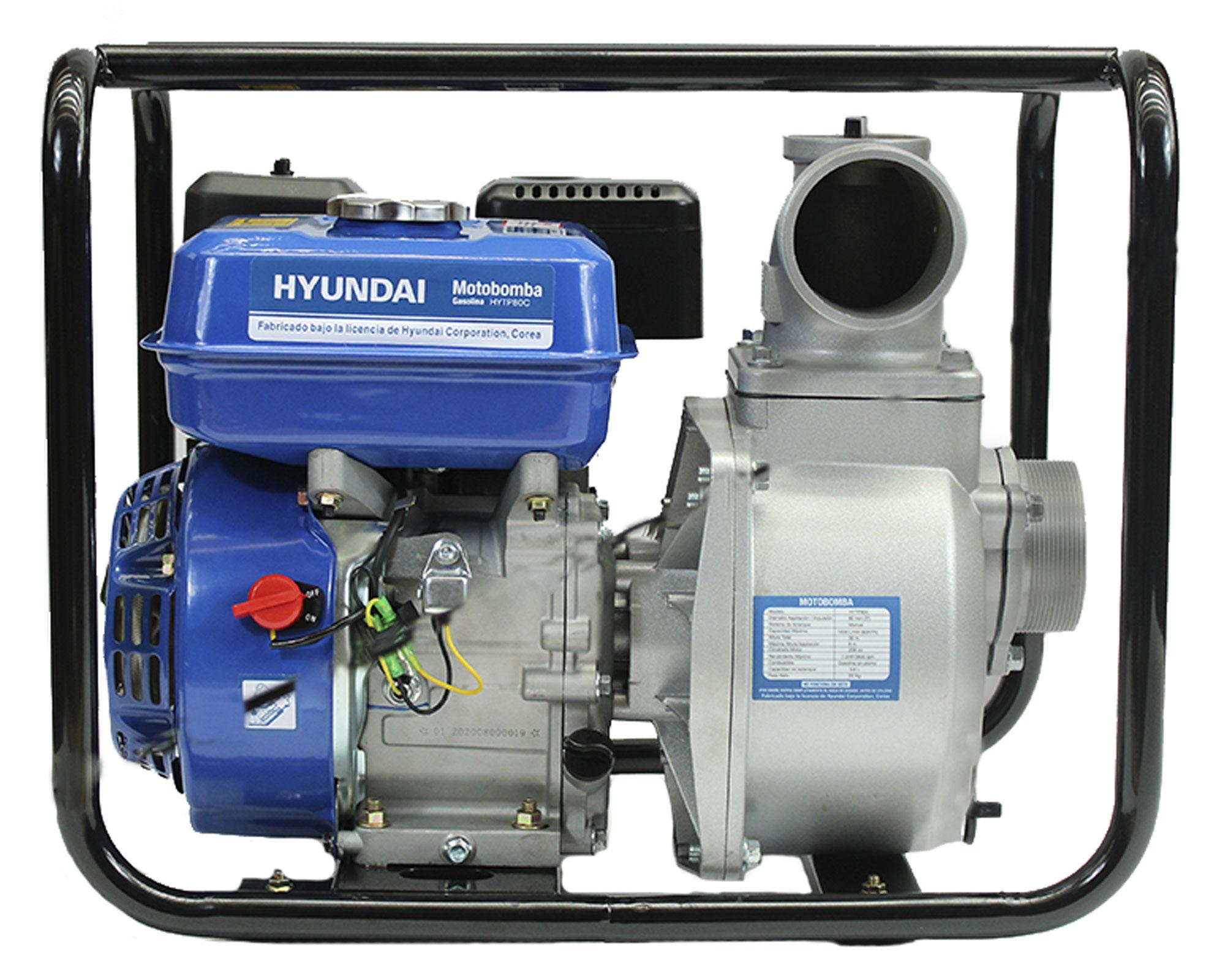Motobomba a gasolina 3'' 7 HP 82HYTP80C Hyundai.-0