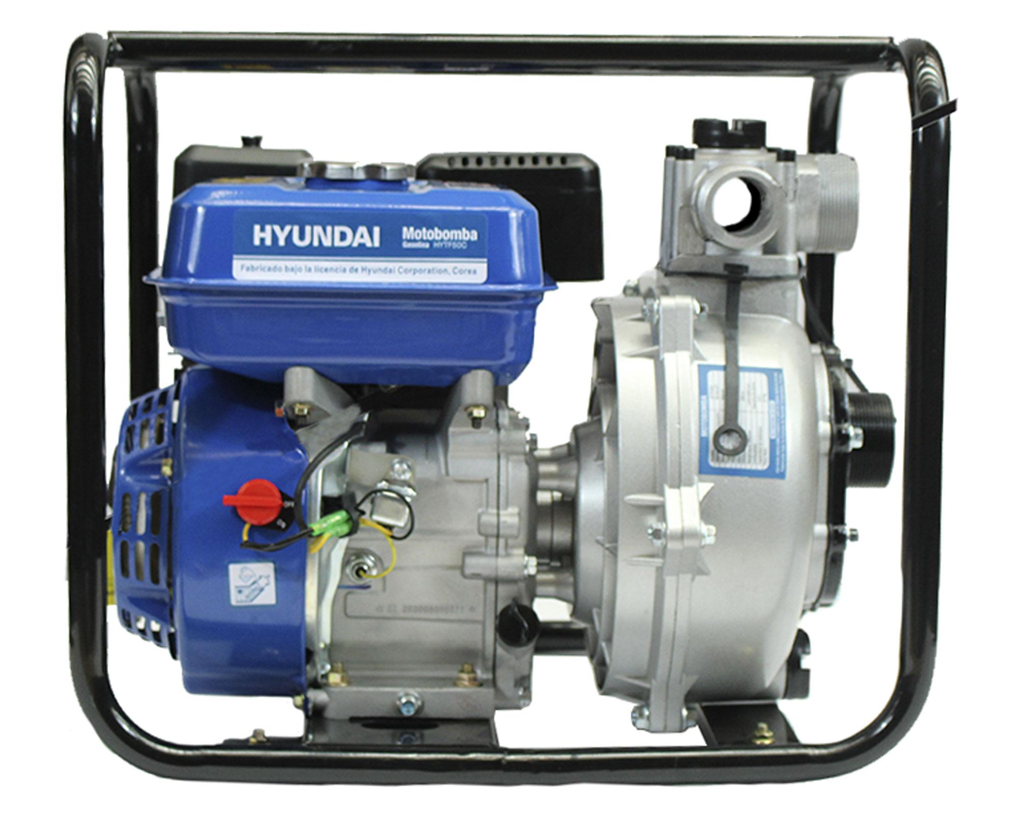 Motobomba a gasolina 2'' 7 HP 82HYTF50C Hyundai.-0