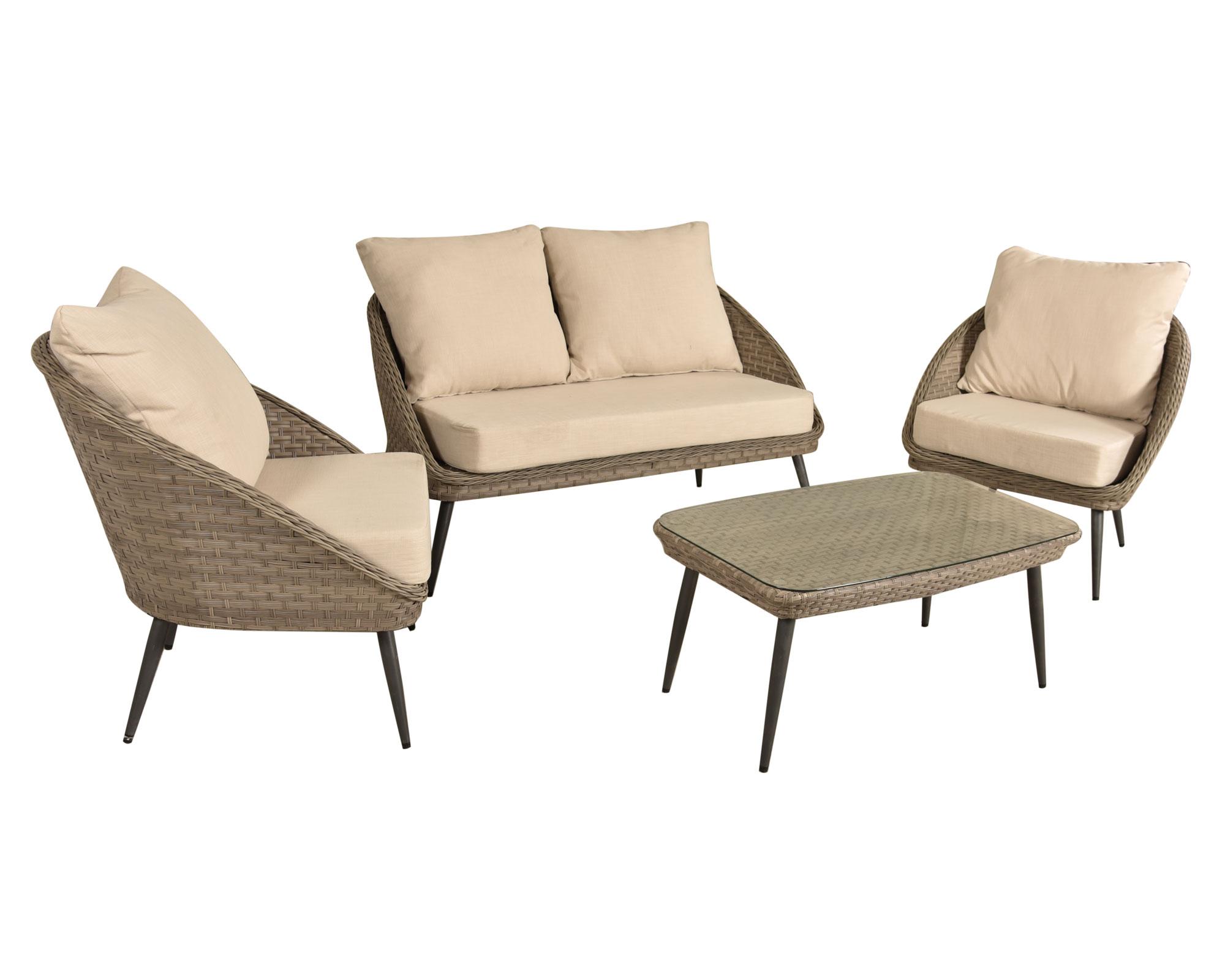 Set terraza 4 personas Noa Outzen-0