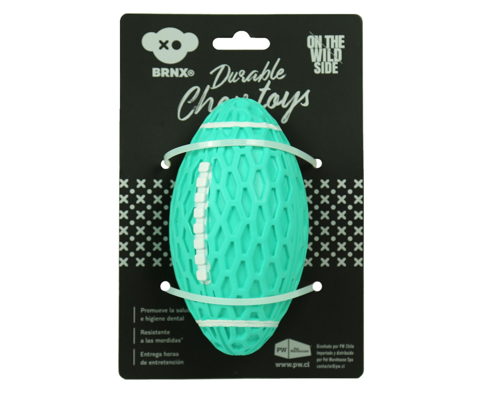 Juguete mascota 14.5 cm Pelota Rugby BRNX-2