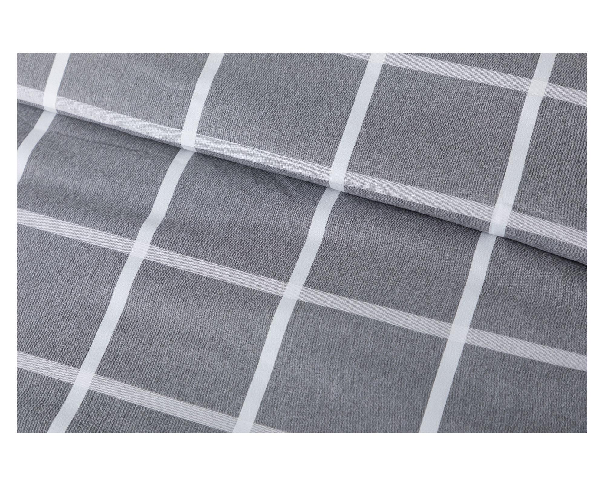 Funda de plumón King Escoces gris Cotidiana-2