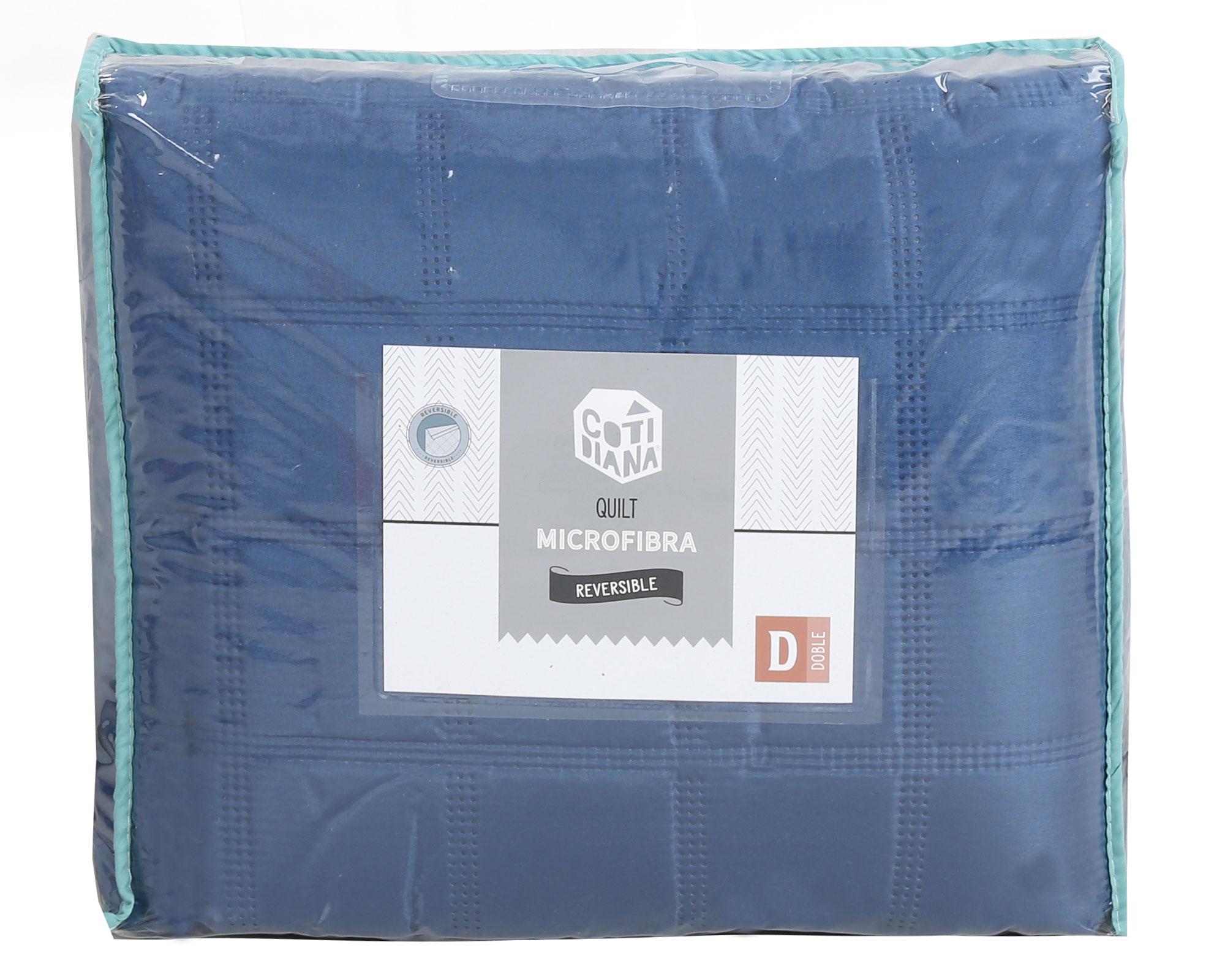 Quilt 2 plazas azul-2