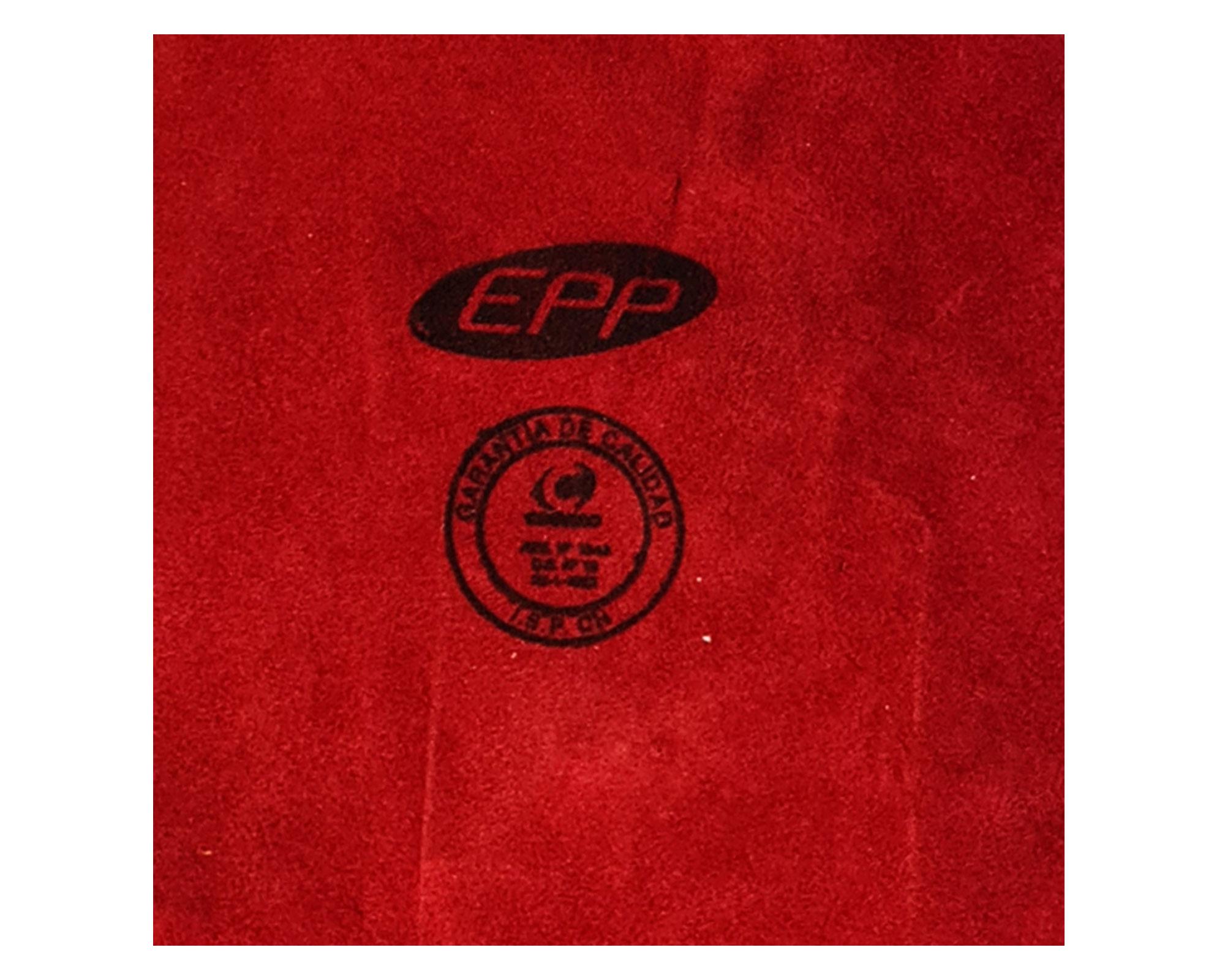 Guante soldador tradicional rojo EPP-2