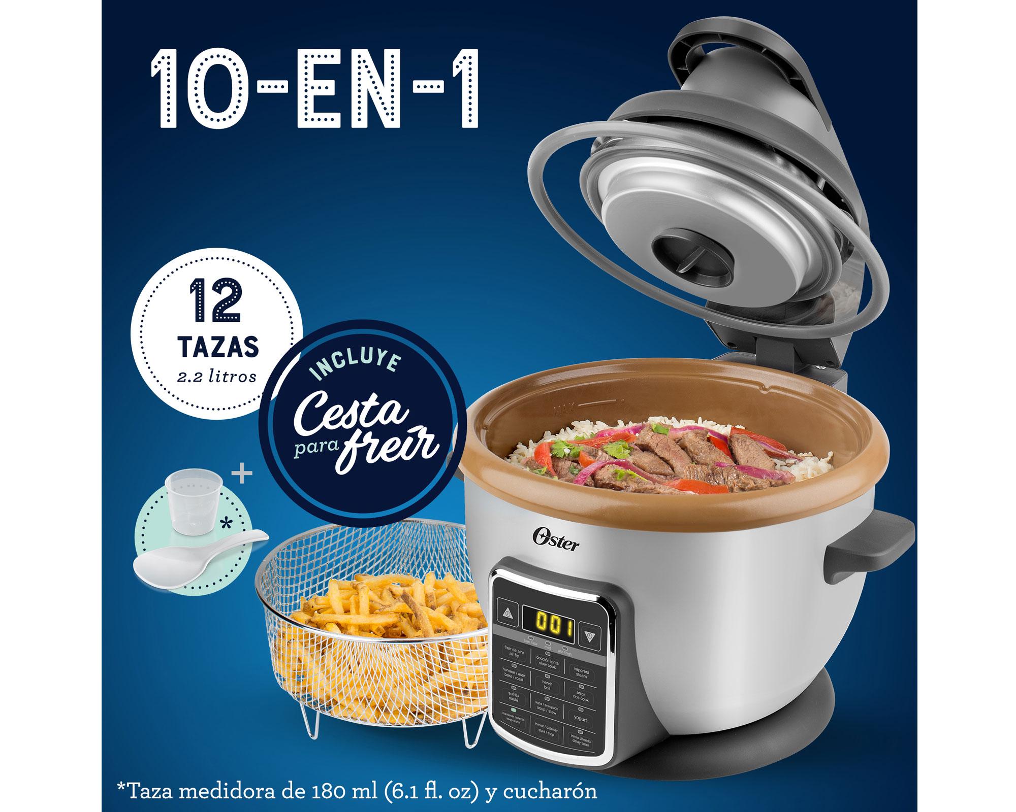 Arrocera con freidora de aire 10 en 1 CKSTRCAF22 Oster-2