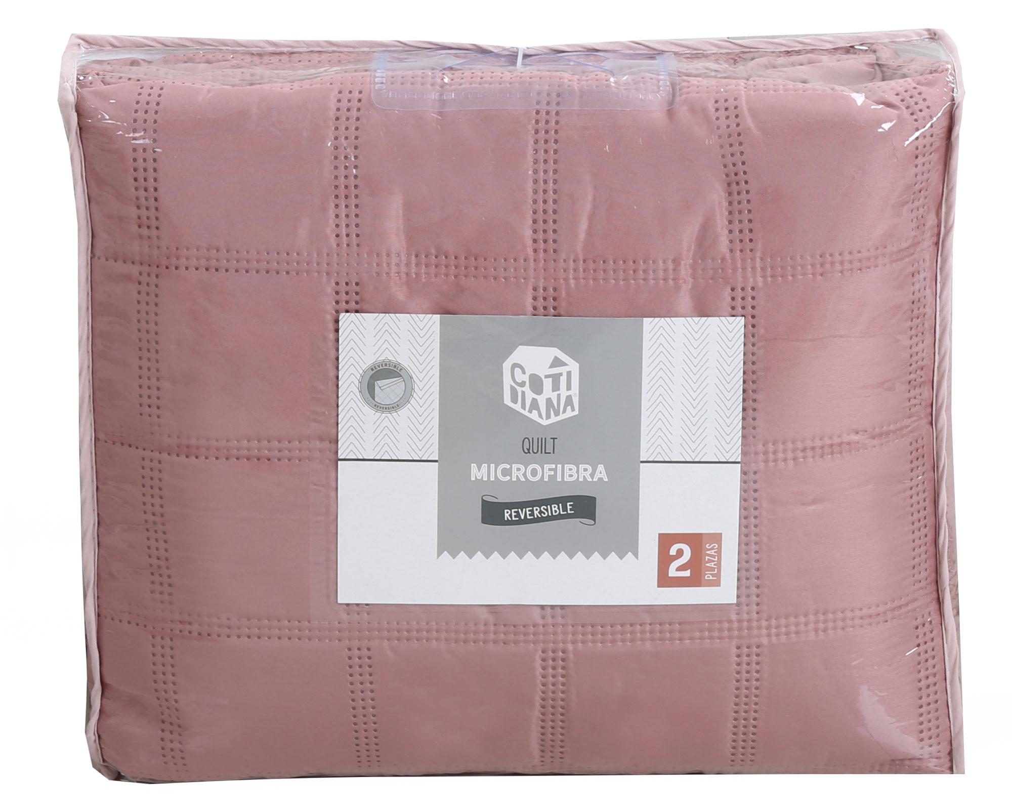 Quilt 2 plazas rosado Cotidiana-2