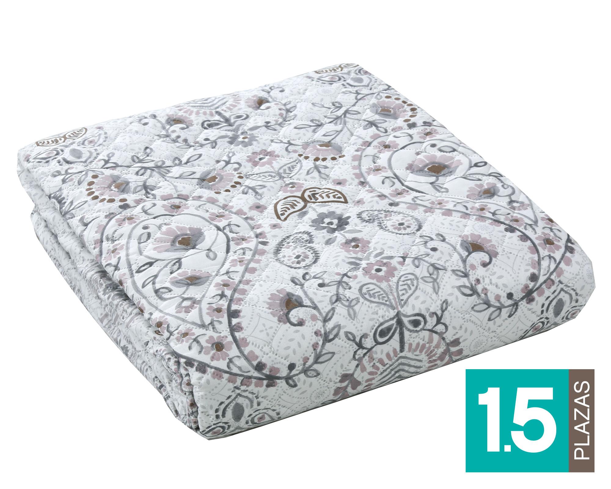 Quilt 1.5 plazas Pasley Cotidiana-0