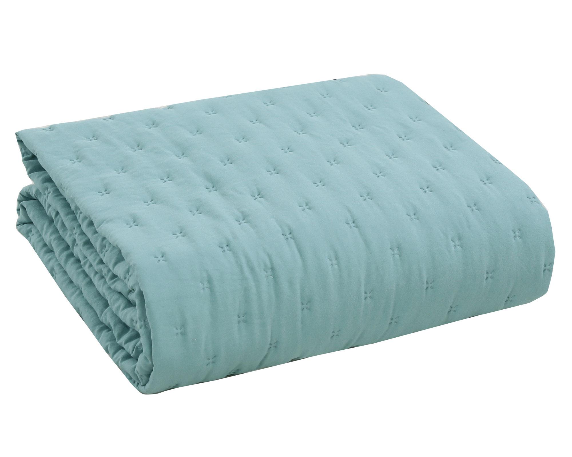 Pie de cama Cotidiana Prew aqua 90x220 cm-0